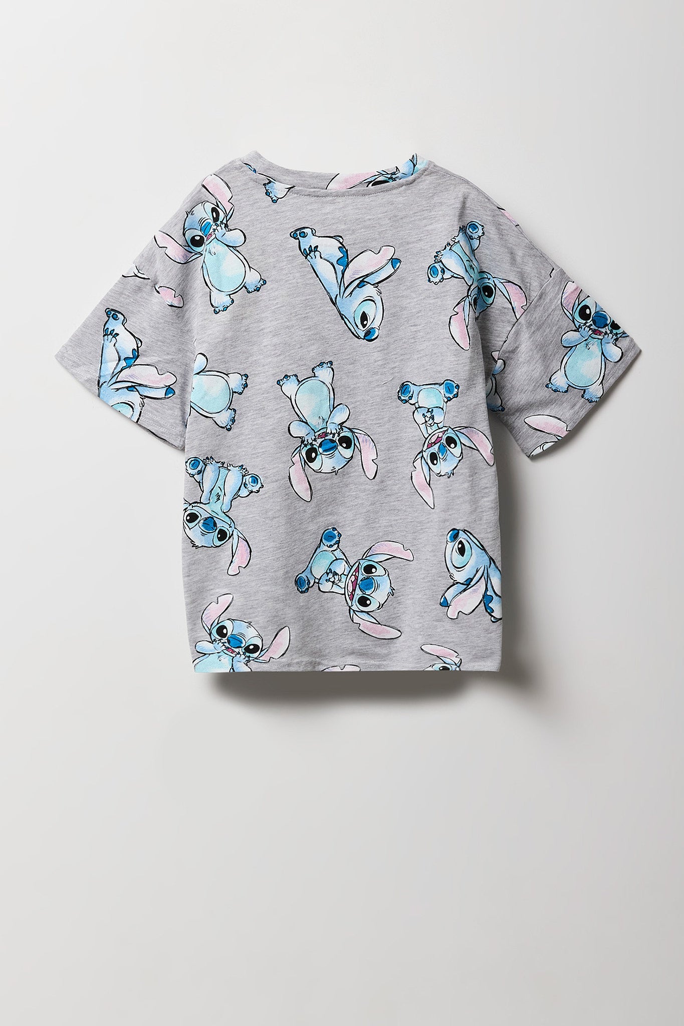 Girls Luxe Heavy Cotton Stitch Printed Oversized T-Shirt