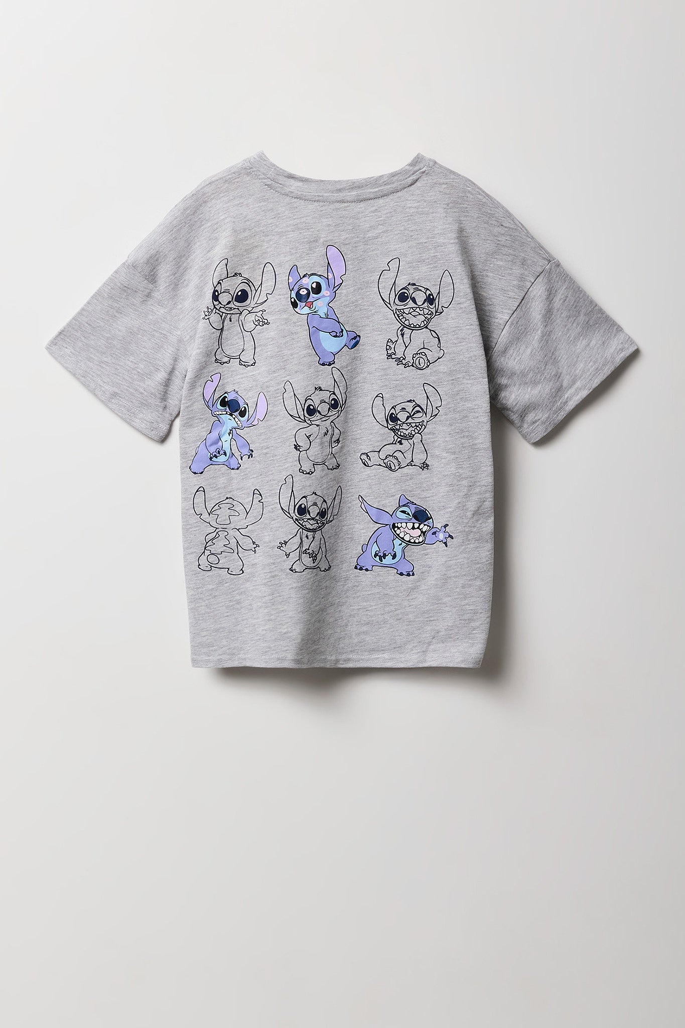 Girls Luxe Heavy Cotton Stitch Graphic Oversized T-Shirt
