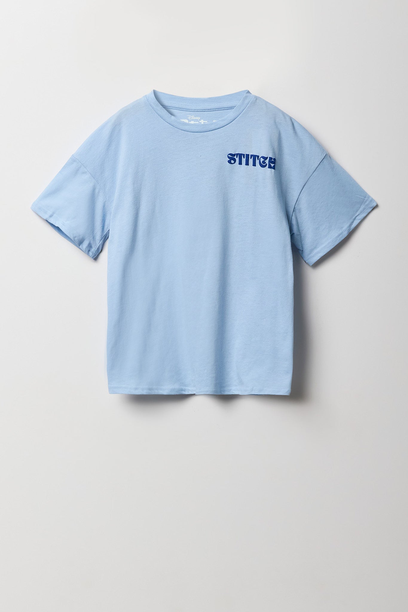 Girls Luxe Heavy Cotton Stitch Puff Print Oversized T-Shirt