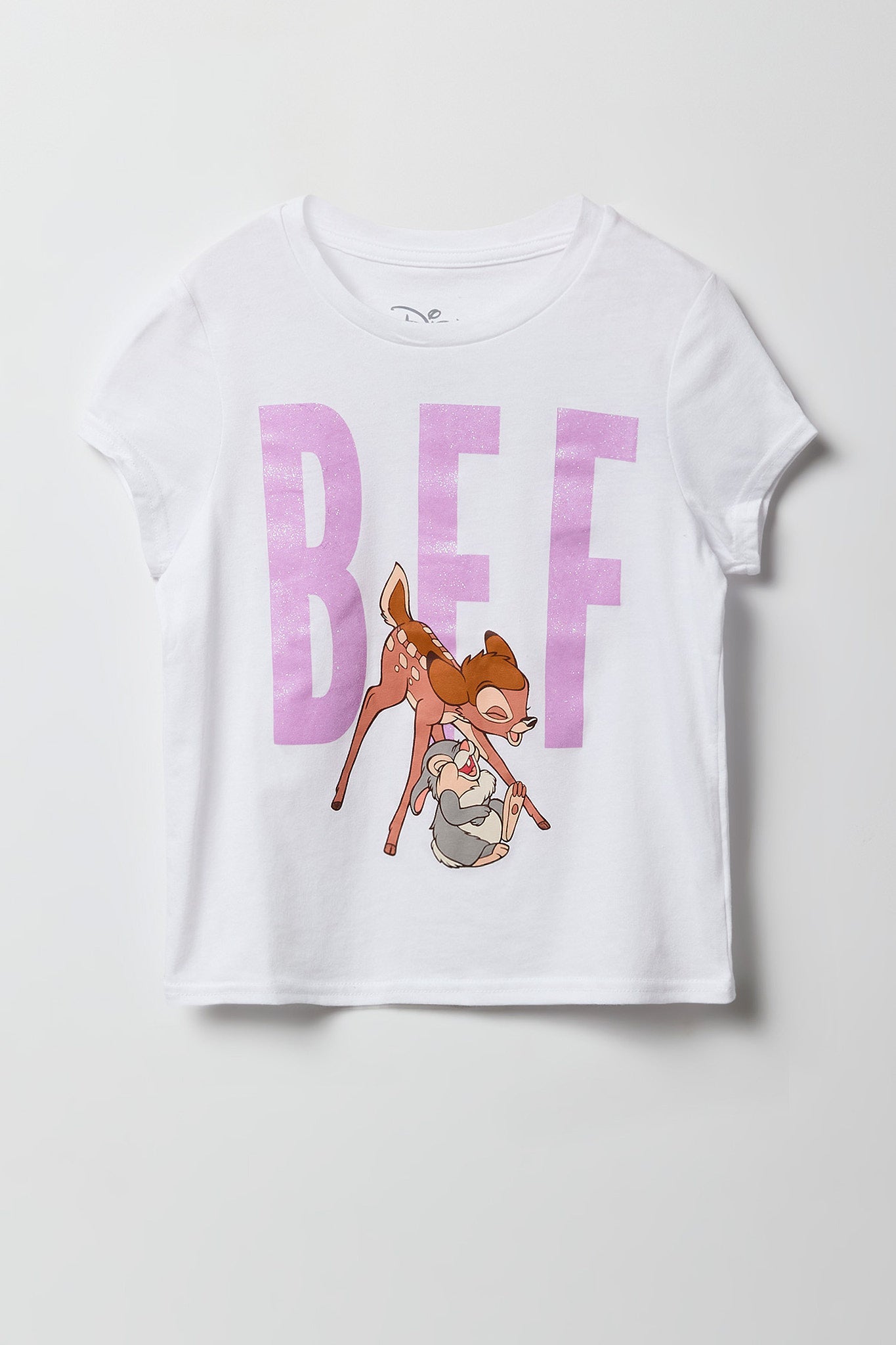 Girls Luxe Heavy Cotton Bambi Graphic T-Shirt