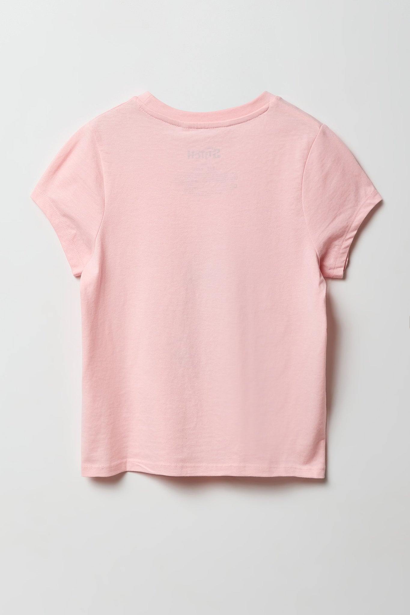 Girls Luxe Heavy Cotton Stitch Graphic T-Shirt