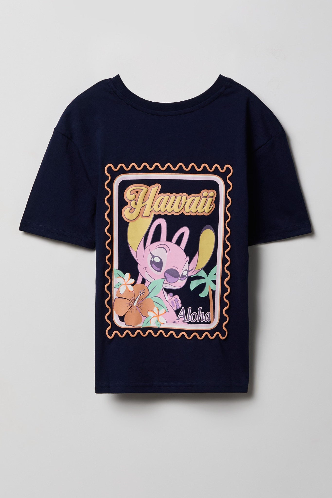 Girls Stitch Hawaii Graphic T-Shirt