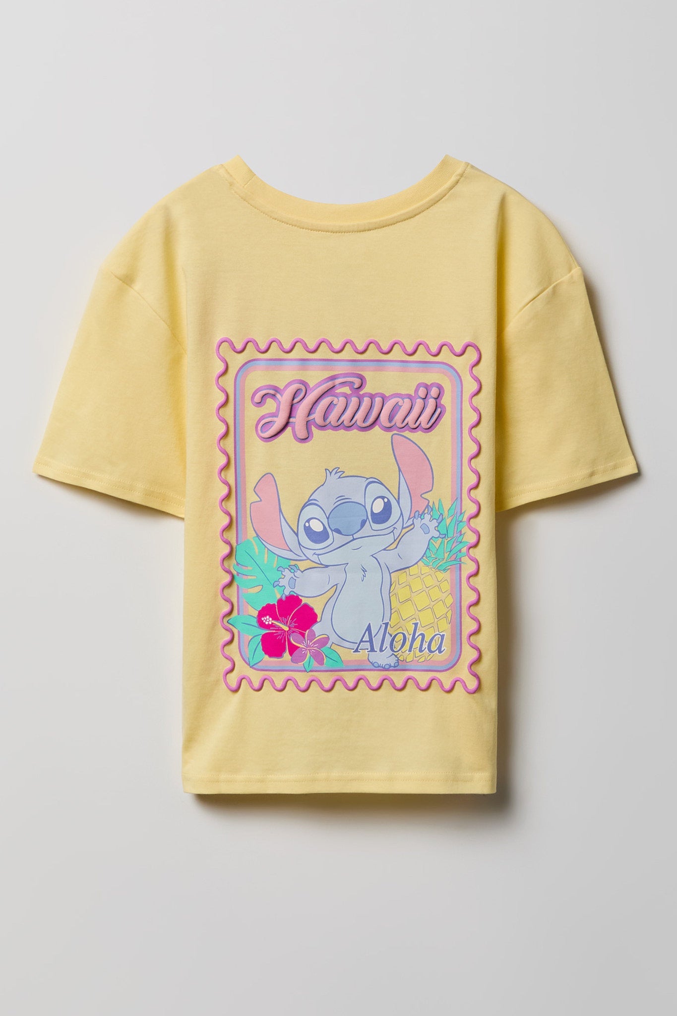 Girls Stitch Hawaii Graphic T-Shirt