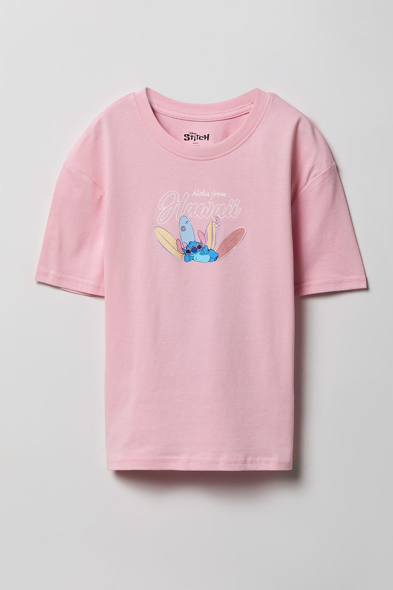 Girls Stitch Hawaii Graphic T-Shirt