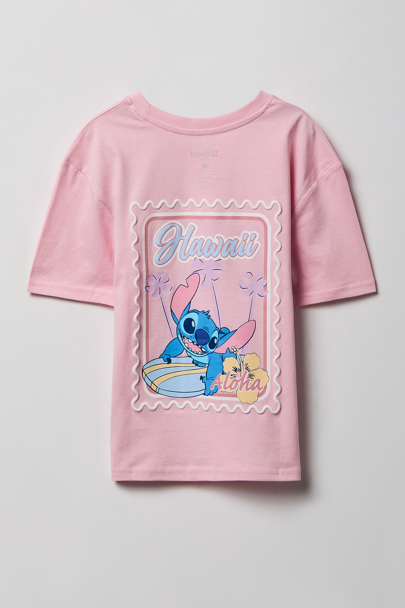 Girls Stitch Hawaii Graphic T-Shirt