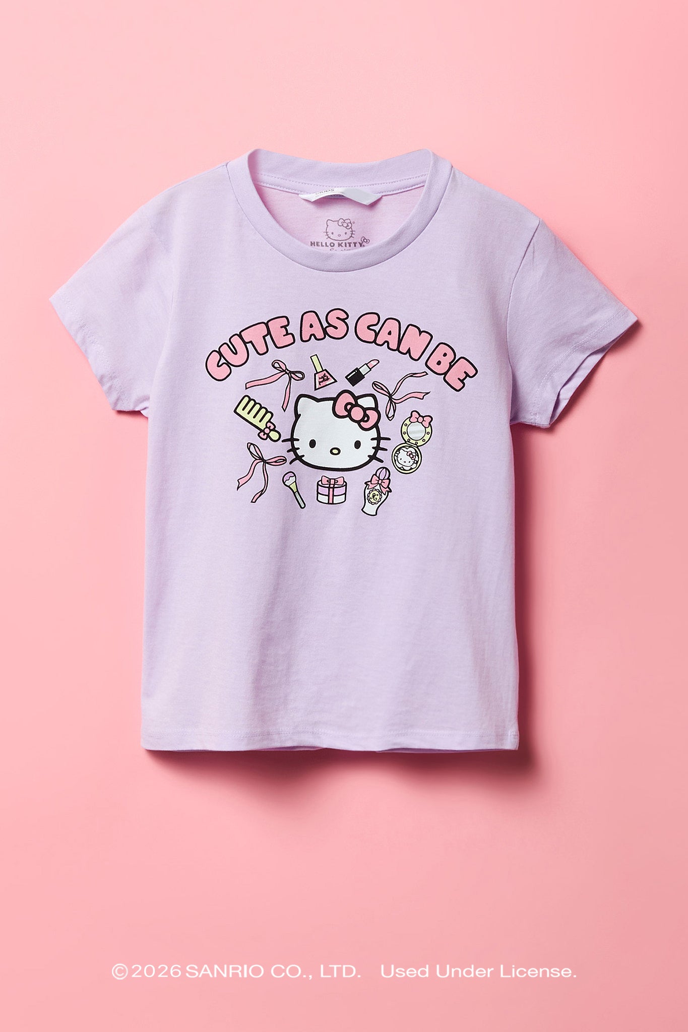 Hello Kitty® Girls Heavy Cotton Graphic T-Shirt