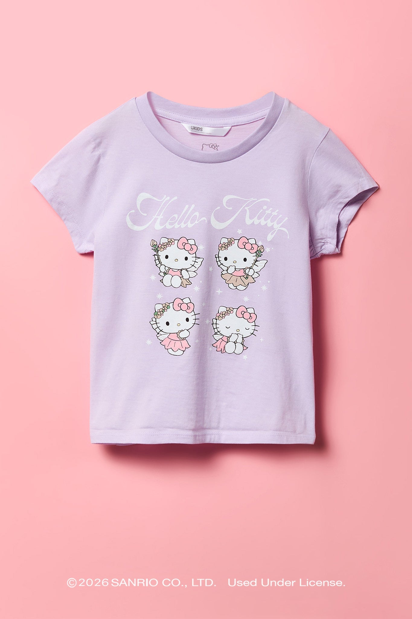 Hello Kitty® Girls Heavy Cotton Graphic T-Shirt