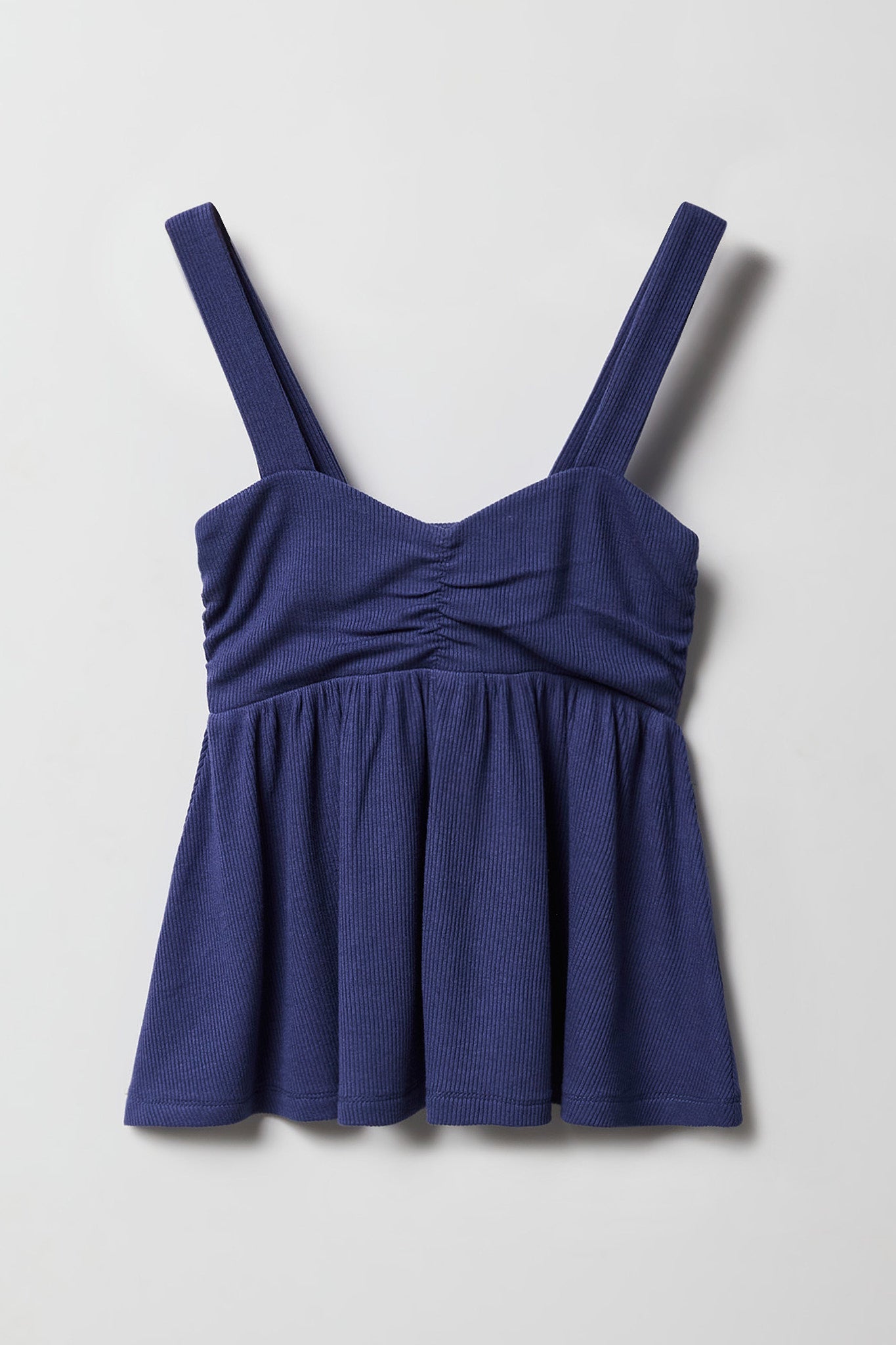 Girls Ribbed Fit and Flare Tank