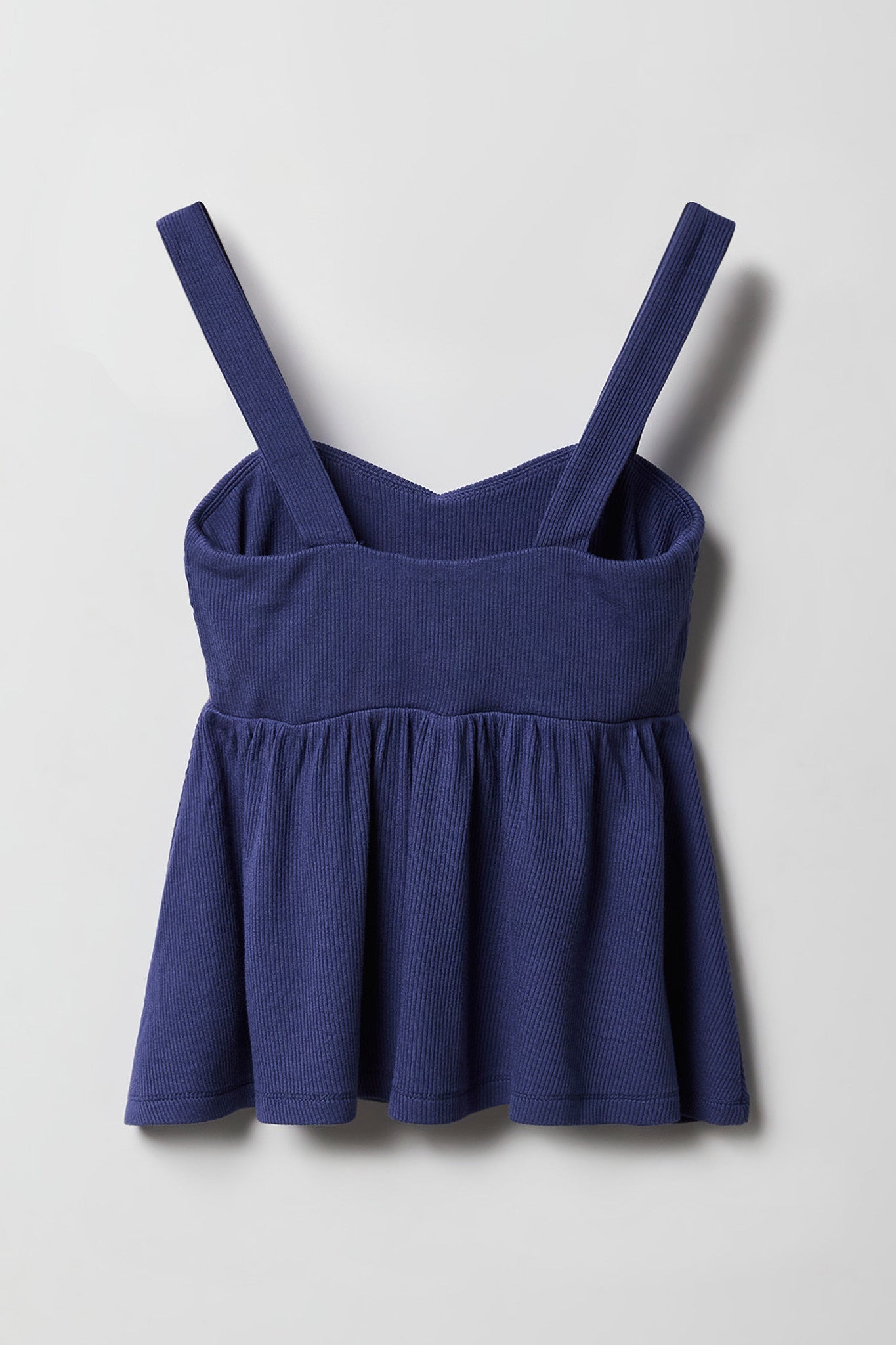 Girls Ribbed Fit and Flare Tank