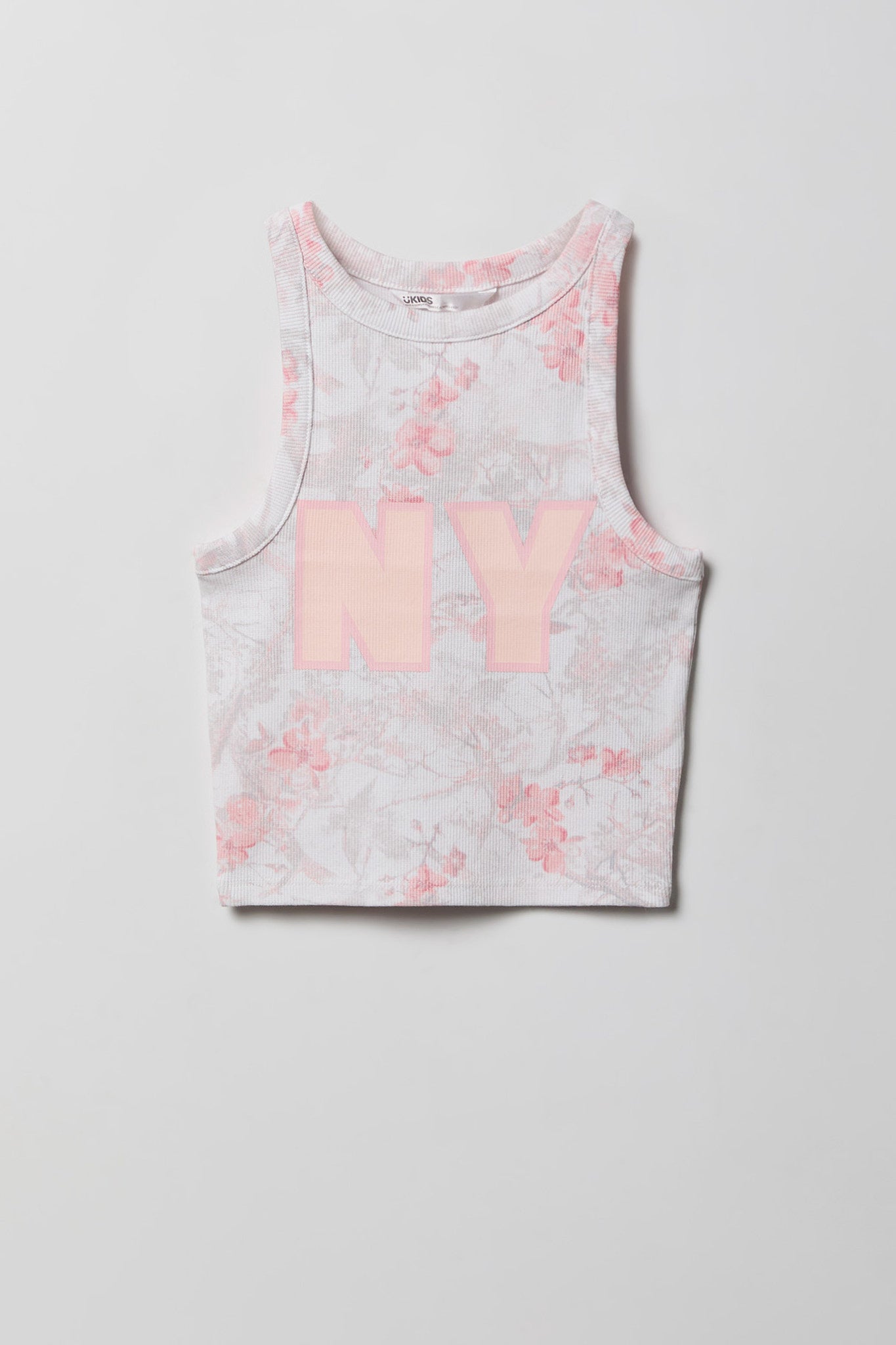 Girls Graphic Ribbed Tank