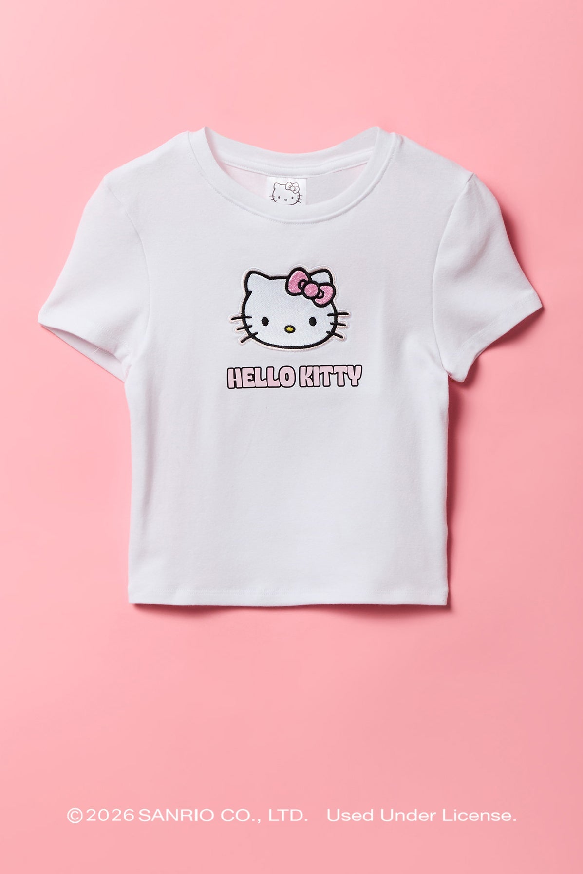 Hello Kitty® Girls Embroidered T-Shirt