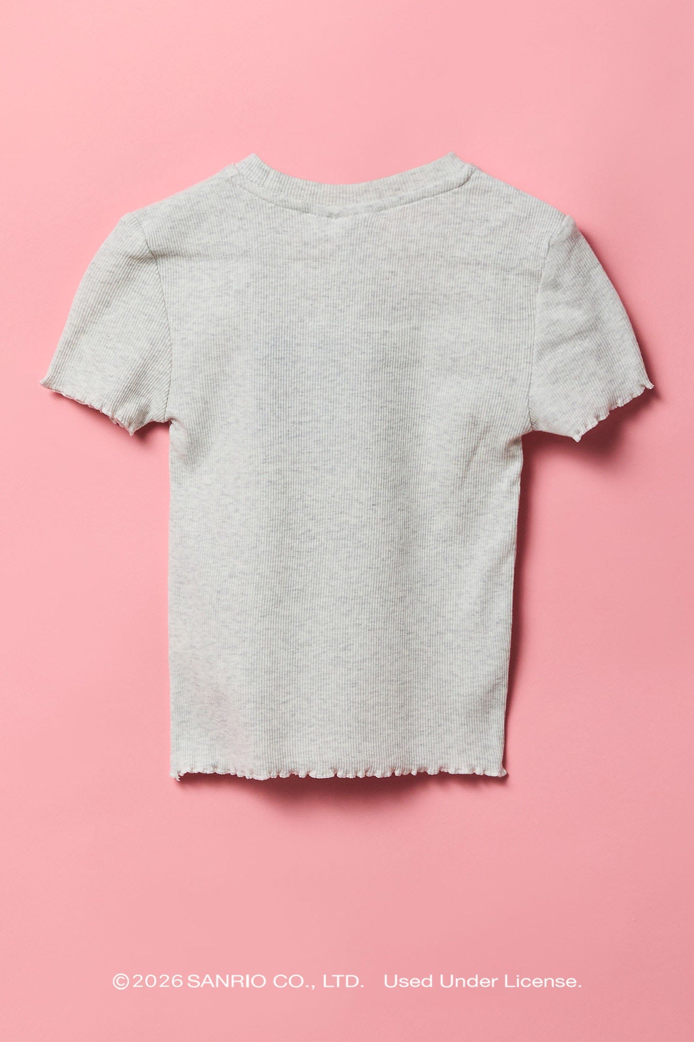 Kuromi™ Girls Rhinestone Ribbed T-Shirt