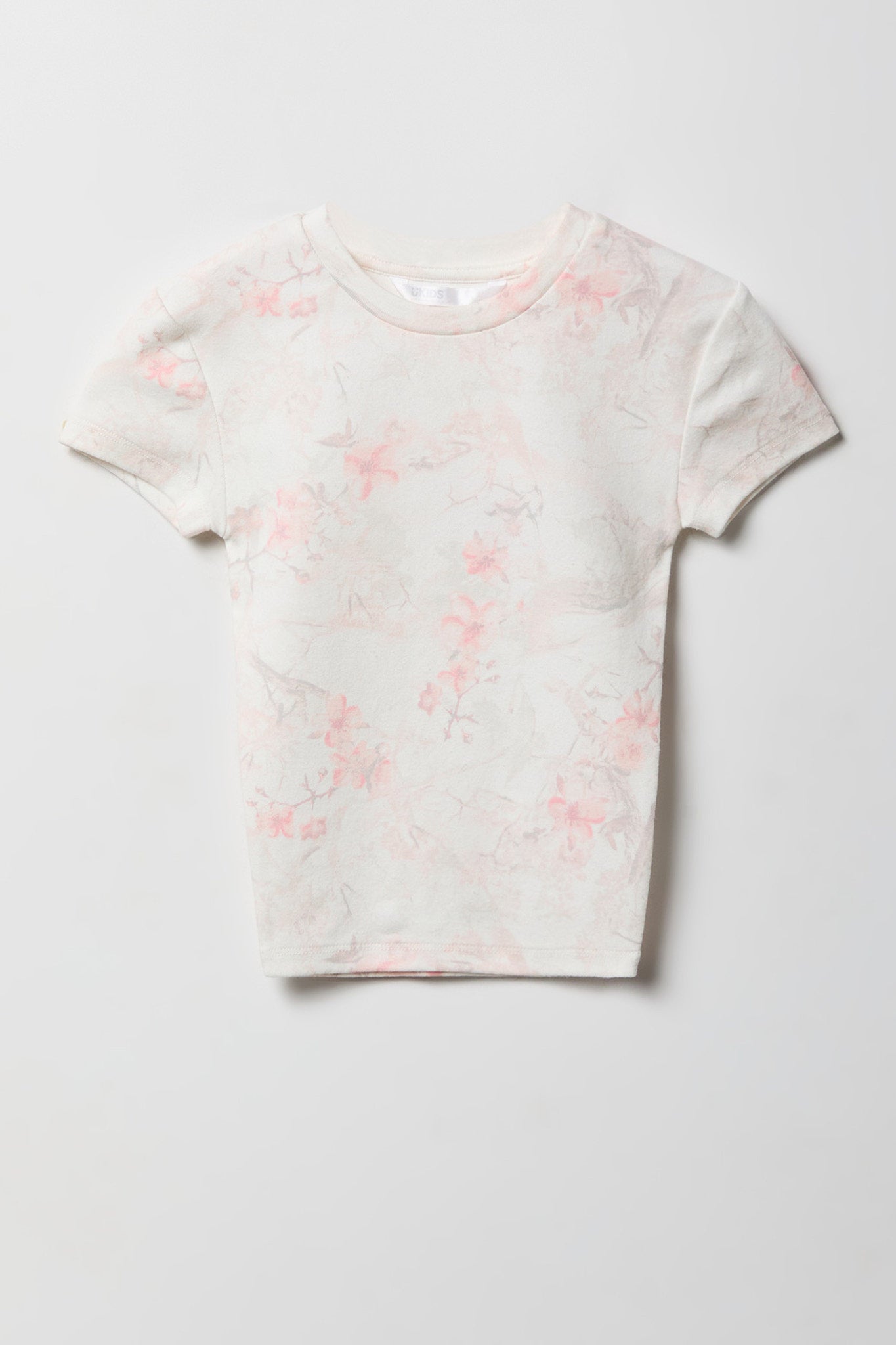 Girls Printed Crewneck T-Shirt