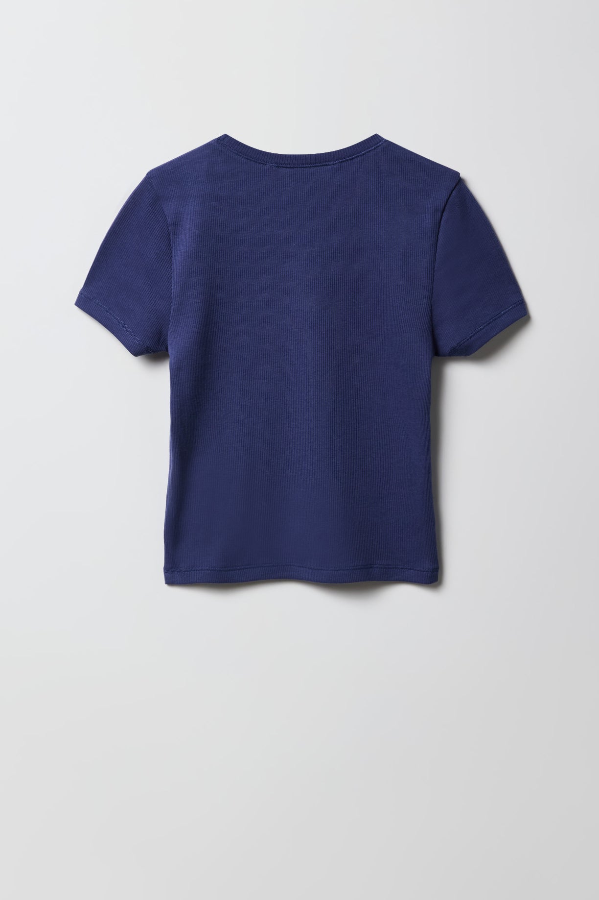 Girls Ribbed Embroidered T-Shirt