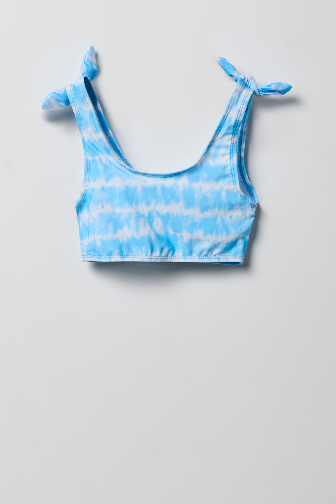 Girls Stitch & Angel Print 2 Piece Swimsuit