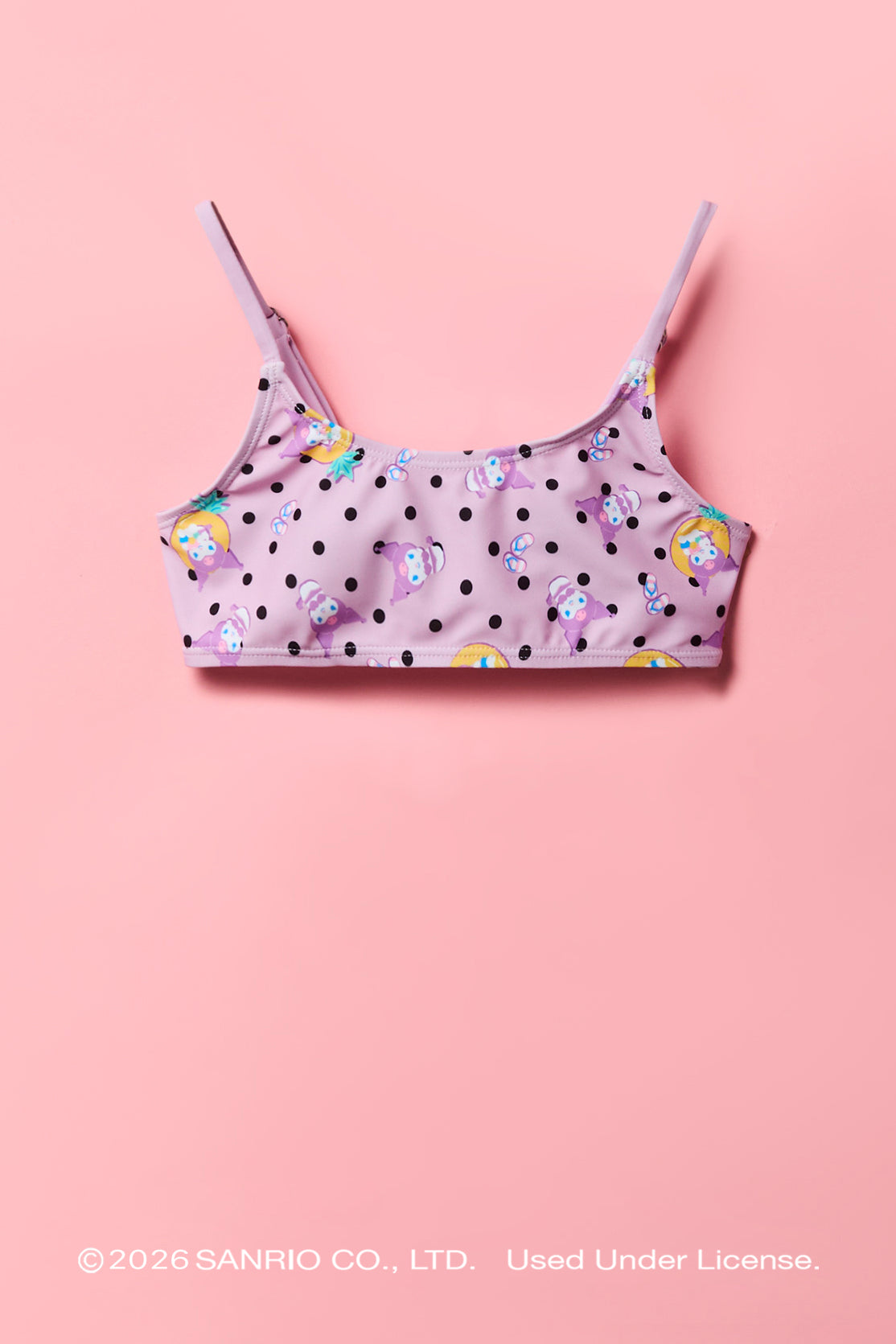 Kuromi™ Girls Printed Swimsuit Set