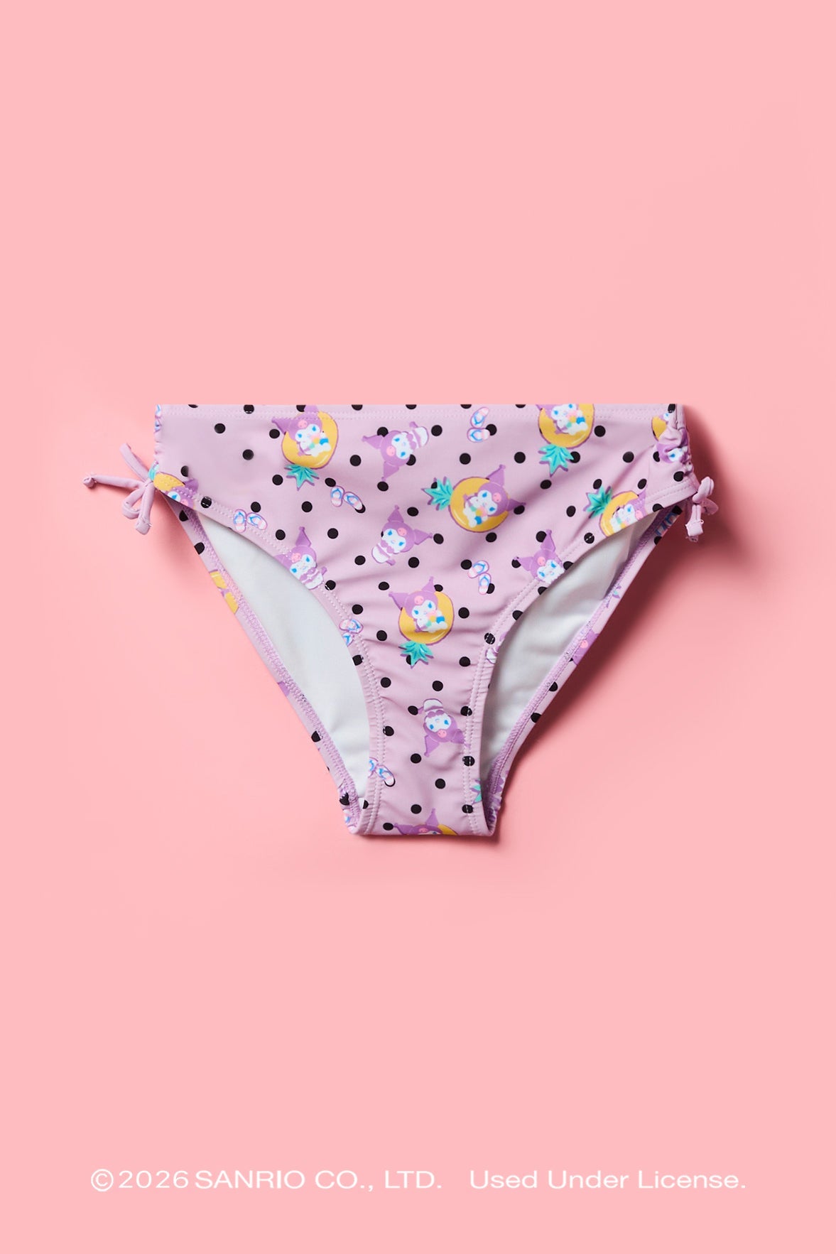 Kuromi™ Girls Printed Swimsuit Set
