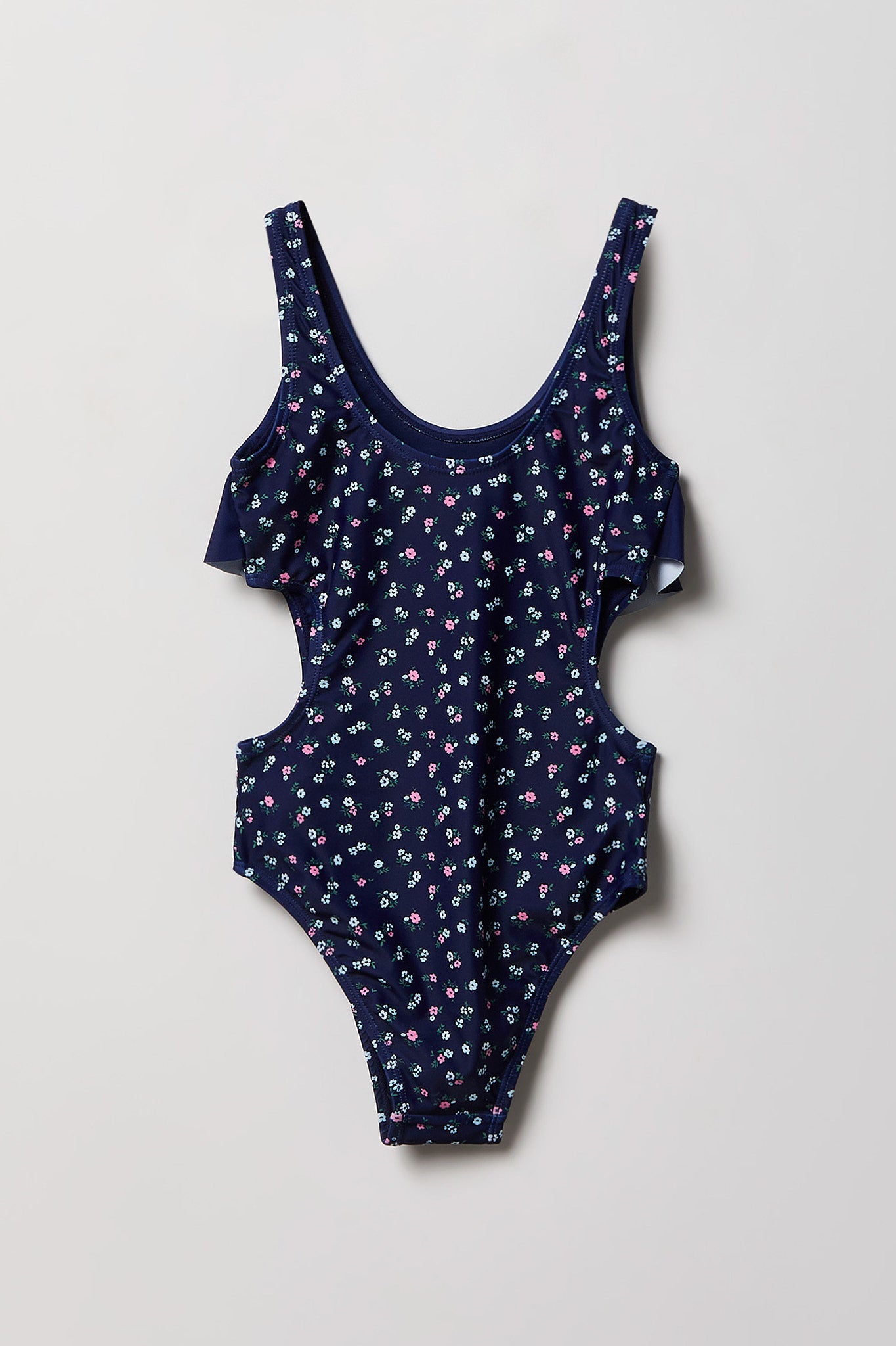 Girls Flounce One Piece Swimsuit