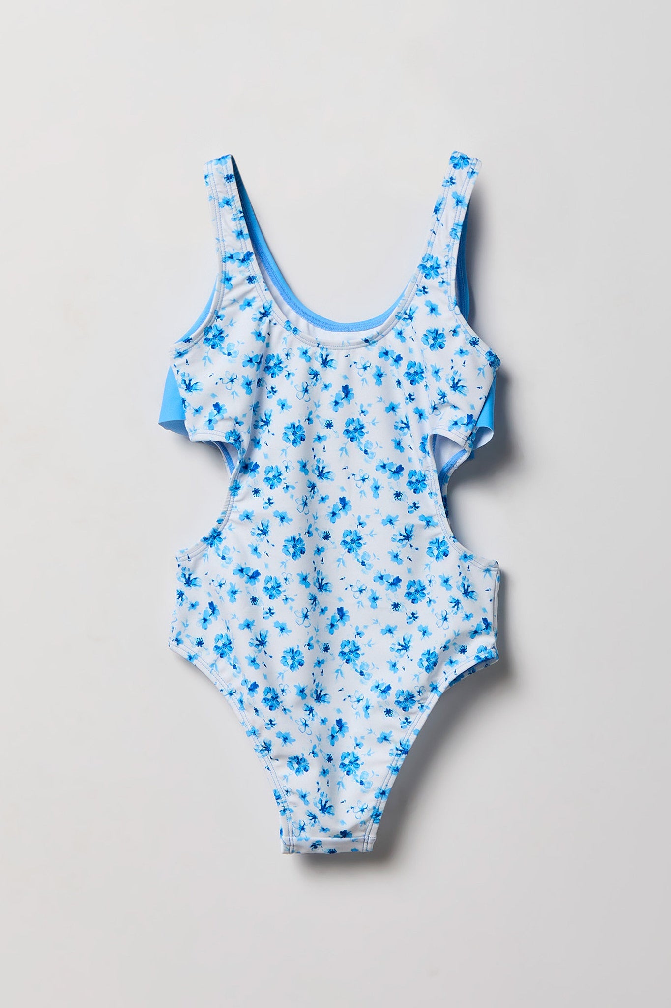 Girls Flounce One Piece Swimsuit