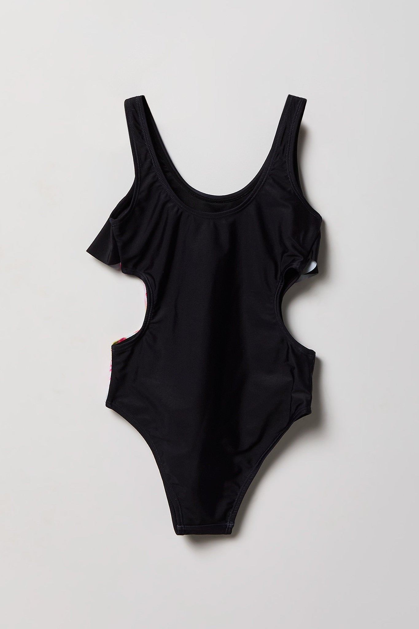 Girls Flounce One Piece Swimsuit