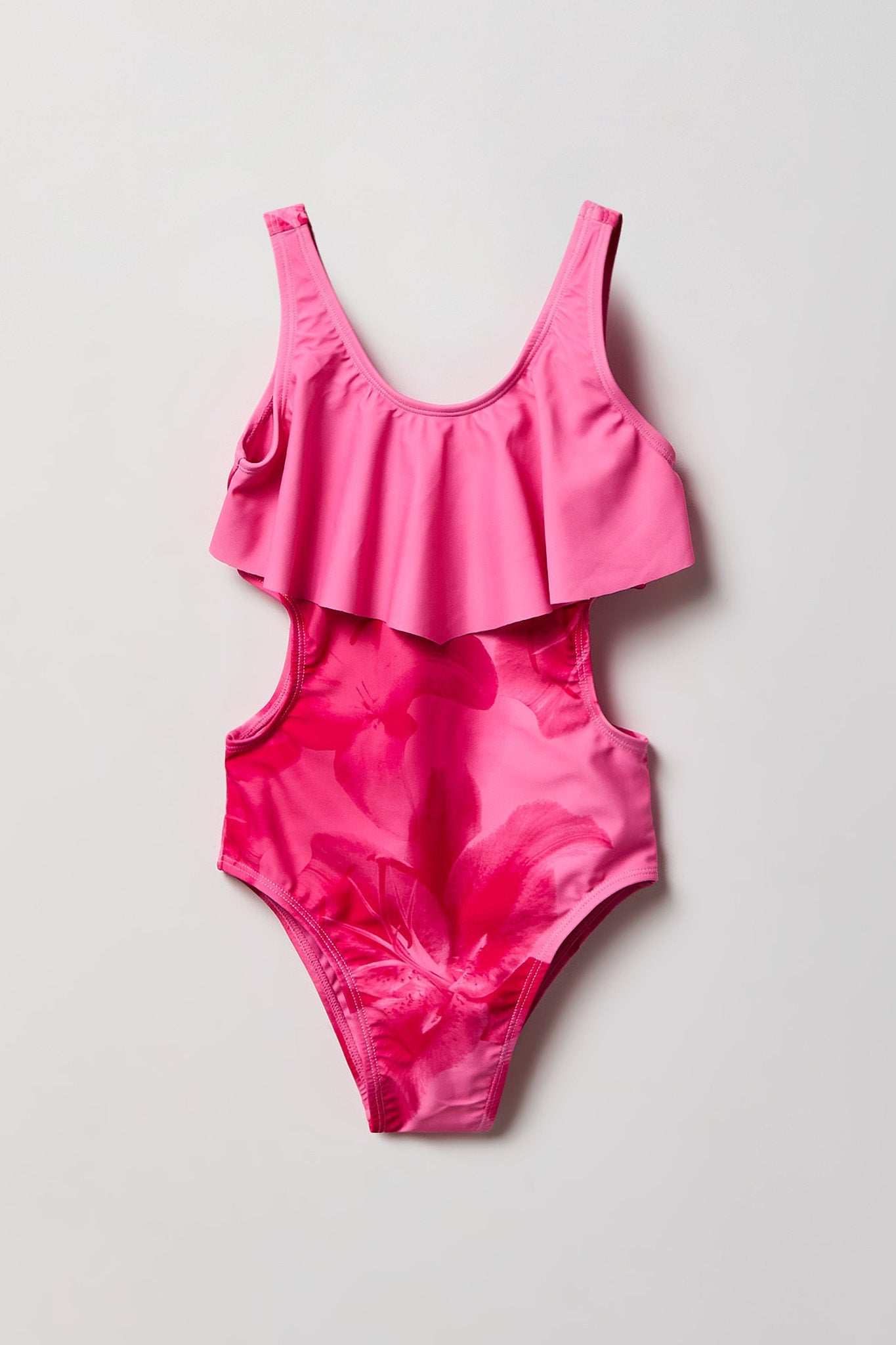 Girls Flounce One Piece Swimsuit