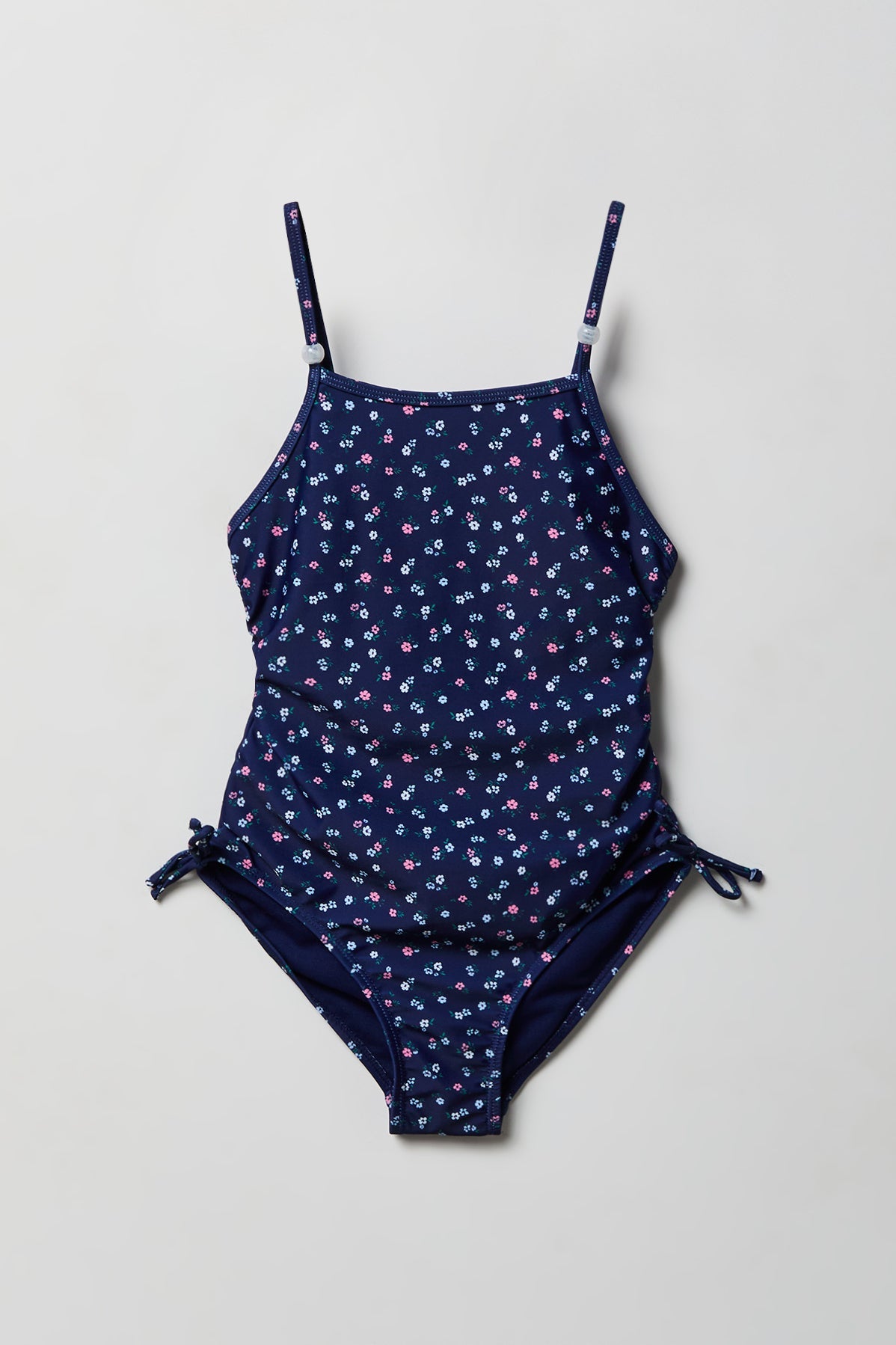 Girls Printed One Piece Swimsuit