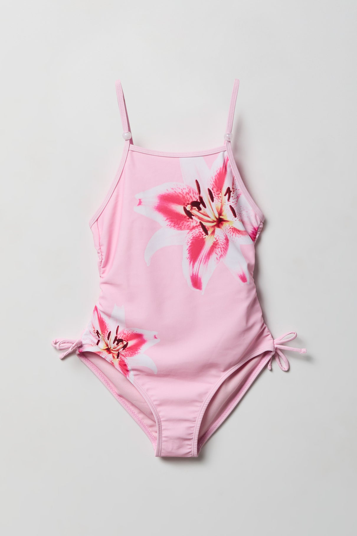 Girls Printed One Piece Swimsuit