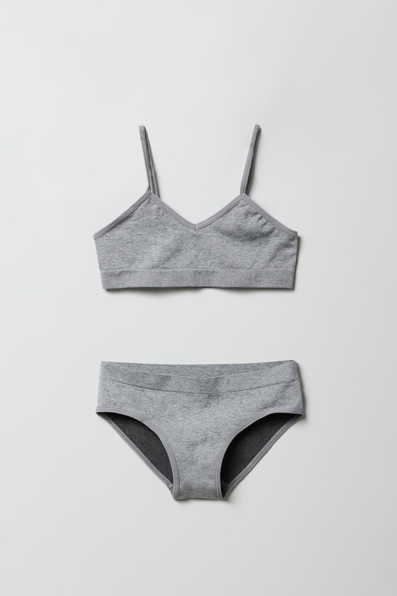 Girls Seamless Cami Bra & Brief Set