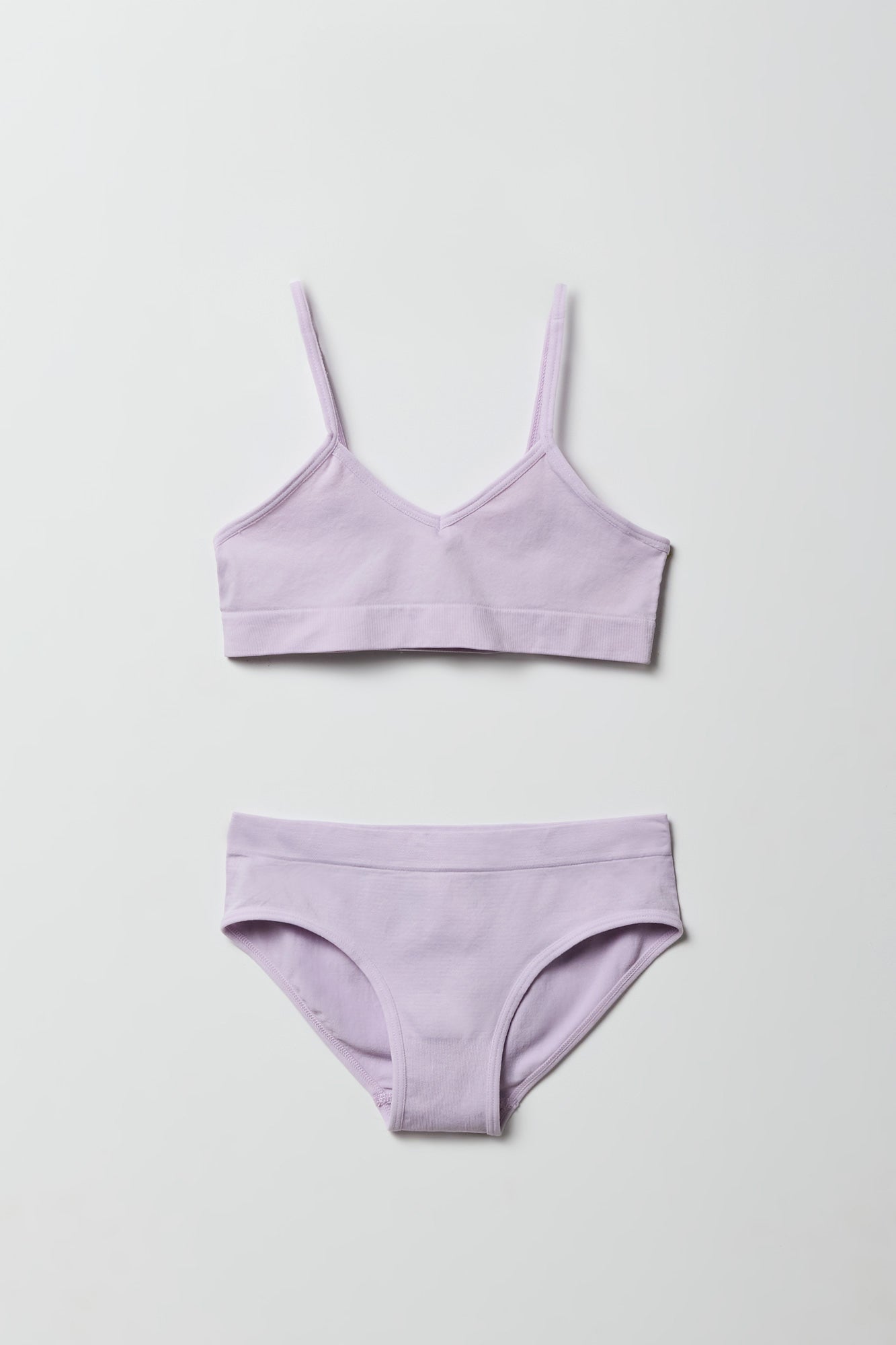 Girls Seamless Cami Bra & Brief Set