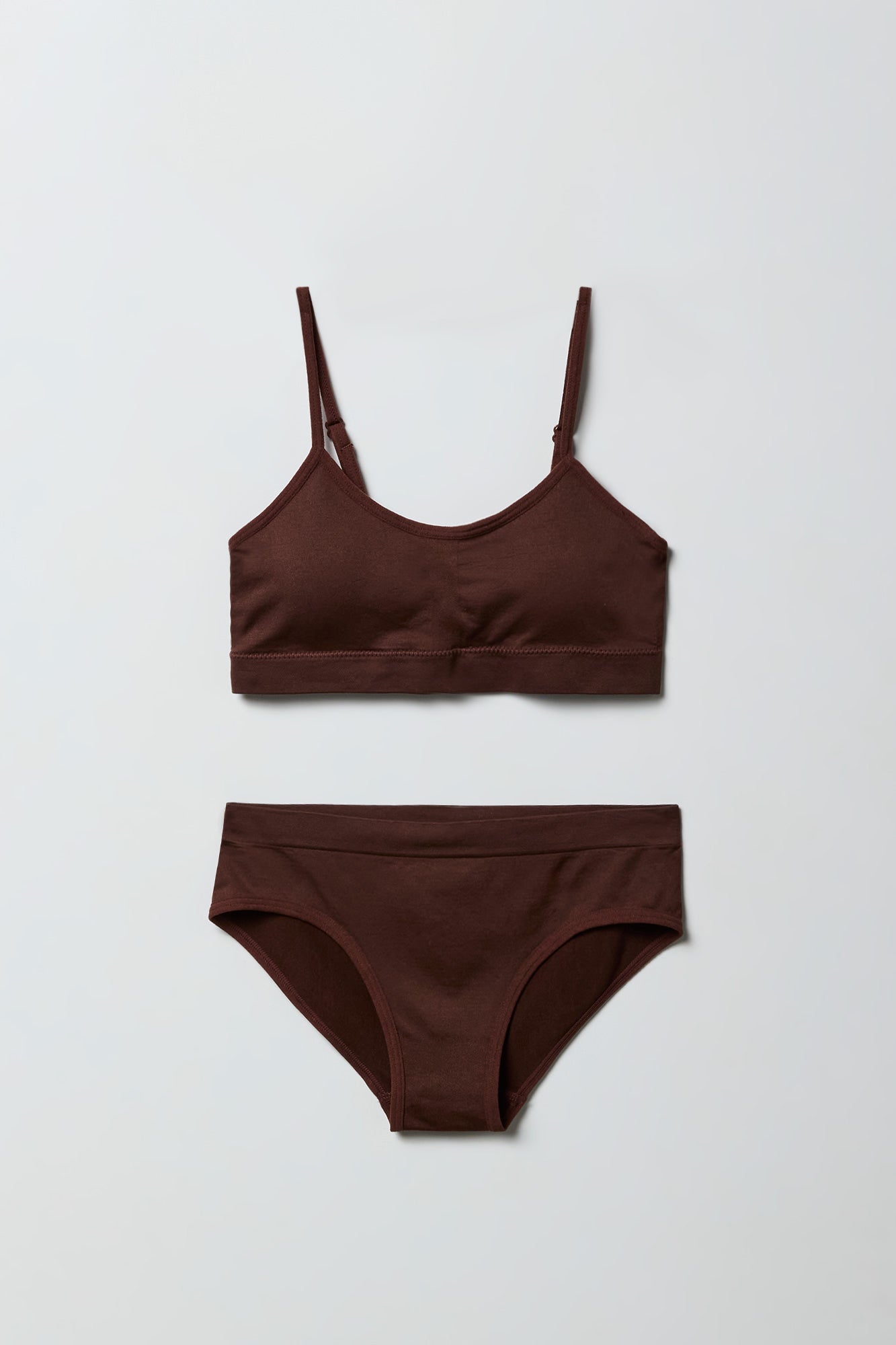 Girls Seamless Bralette & Brief Set