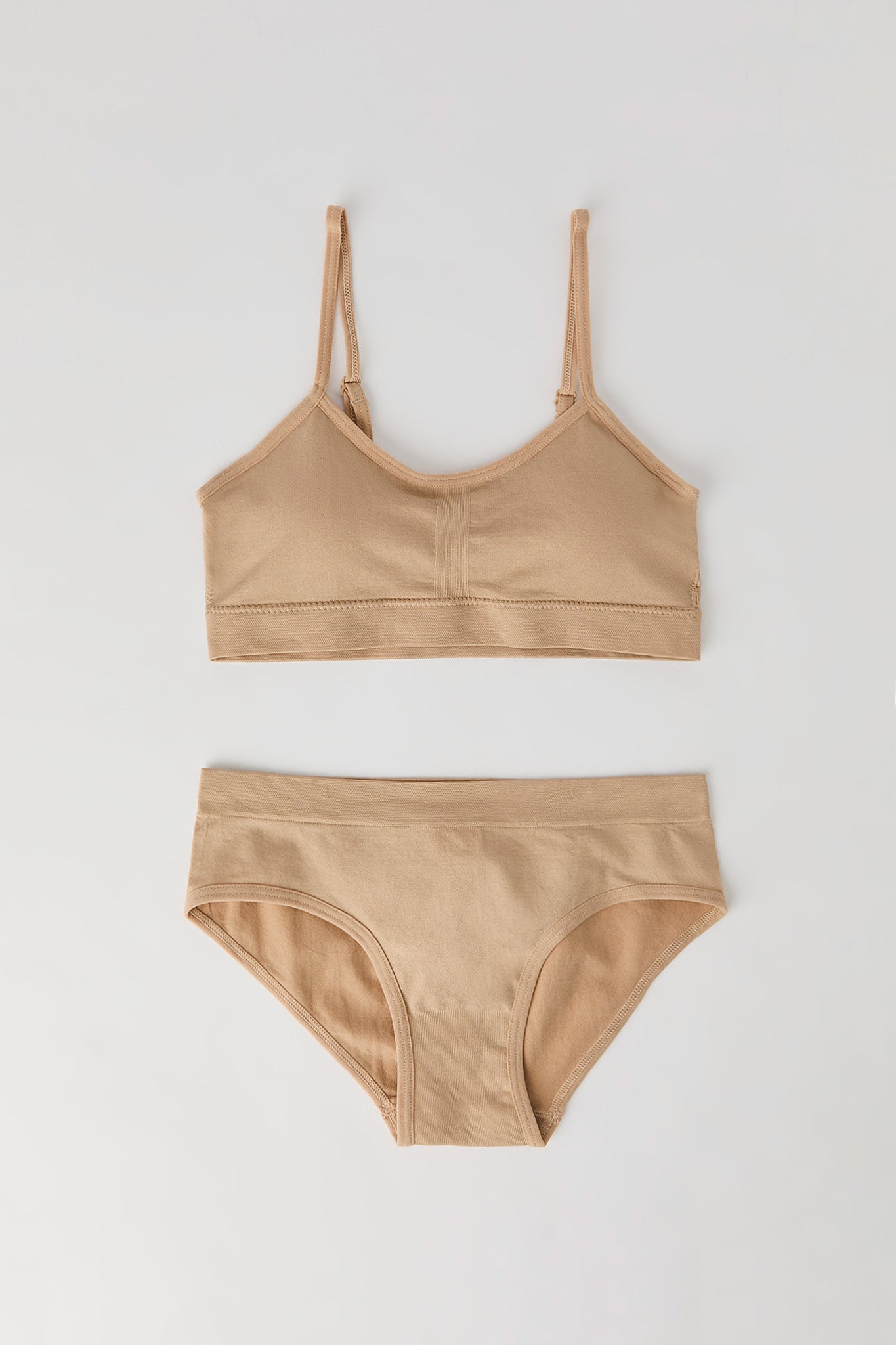Girls Seamless Bralette & Brief Set