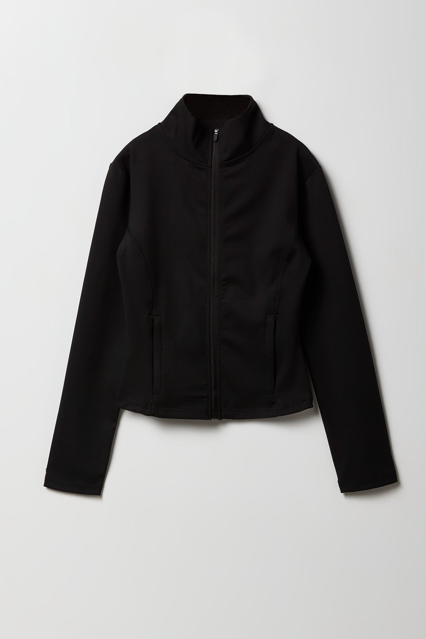 Girls Active High Density Zip-Up Jacket