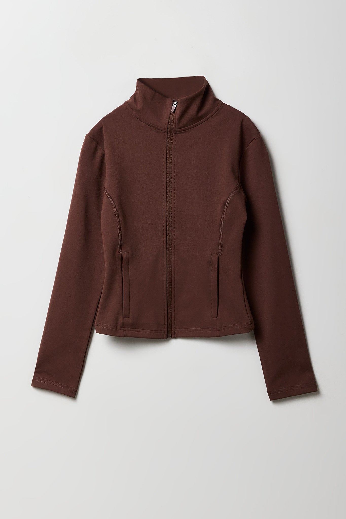 Girls Active High Density Zip-Up Jacket