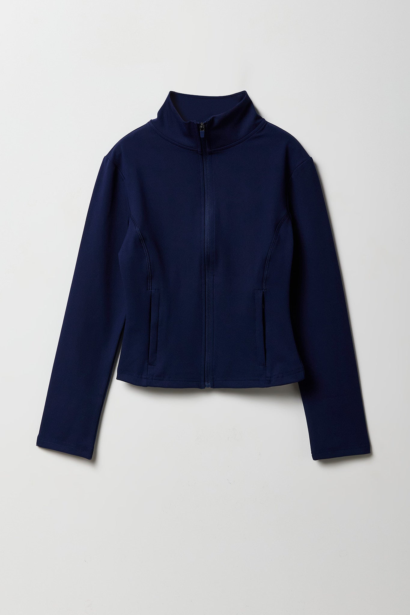 Girls Active High Density Zip-Up Jacket