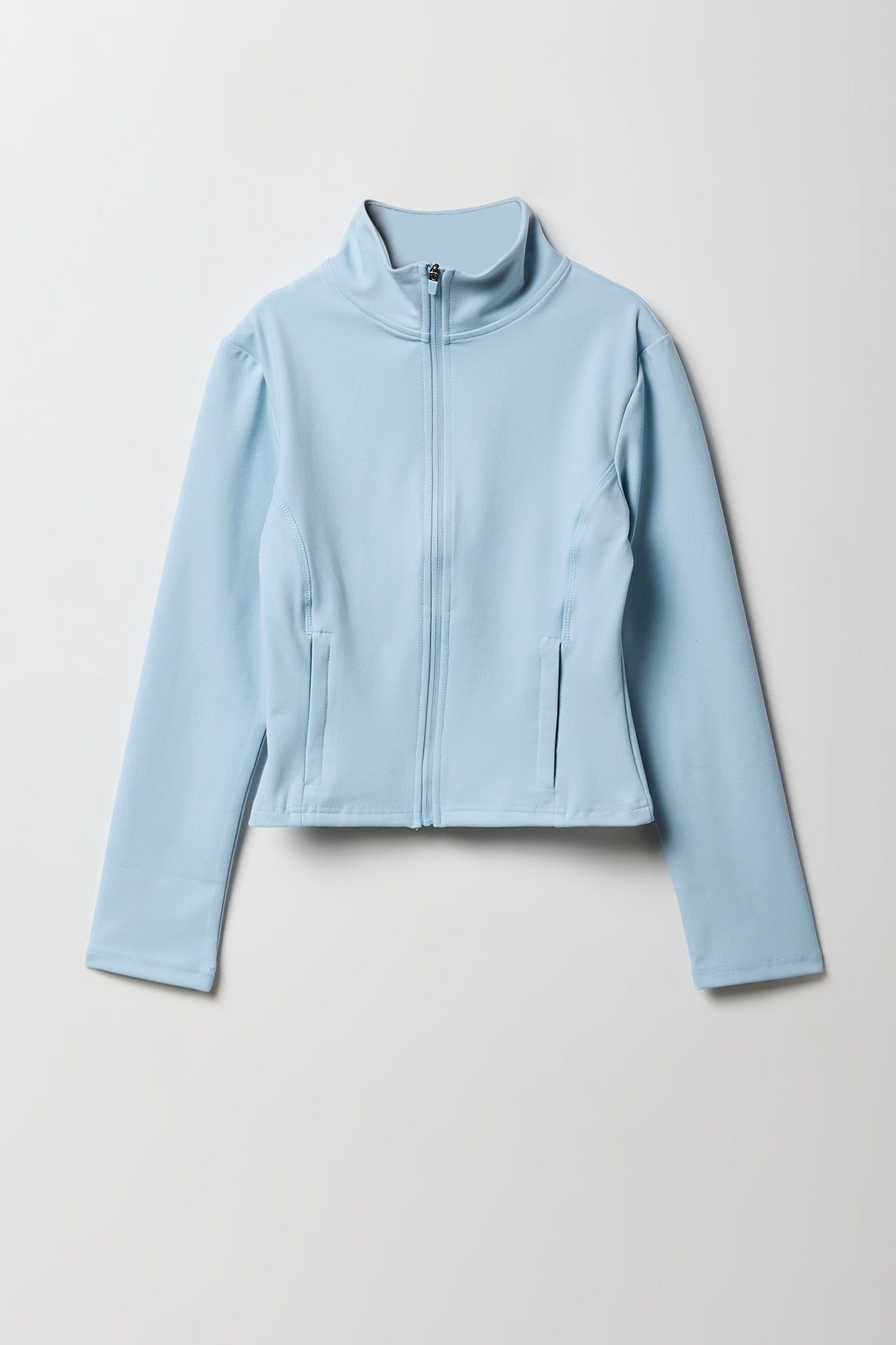 Girls Active High Density Zip-Up Jacket