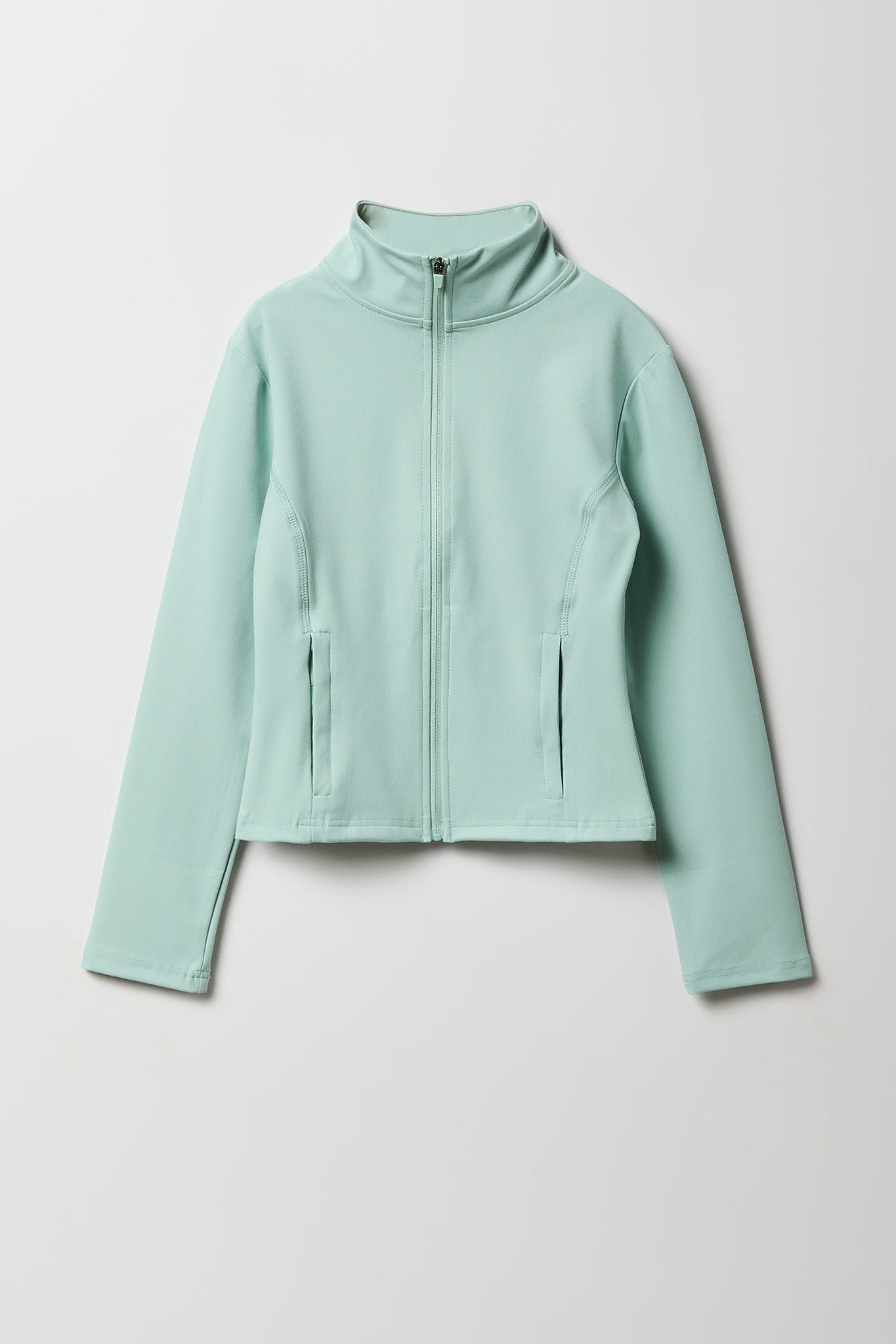 Girls Active High Density Zip-Up Jacket