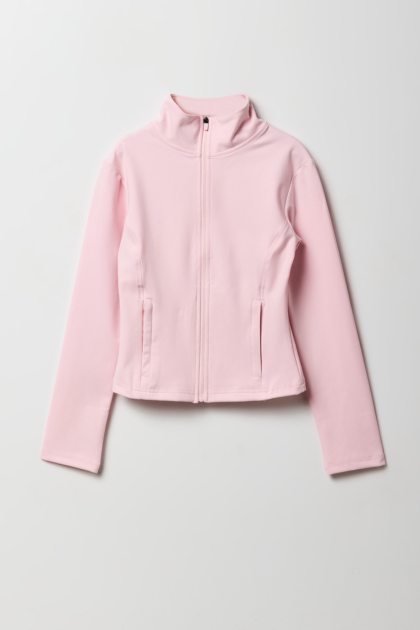 Girls Active High Density Zip-Up Jacket