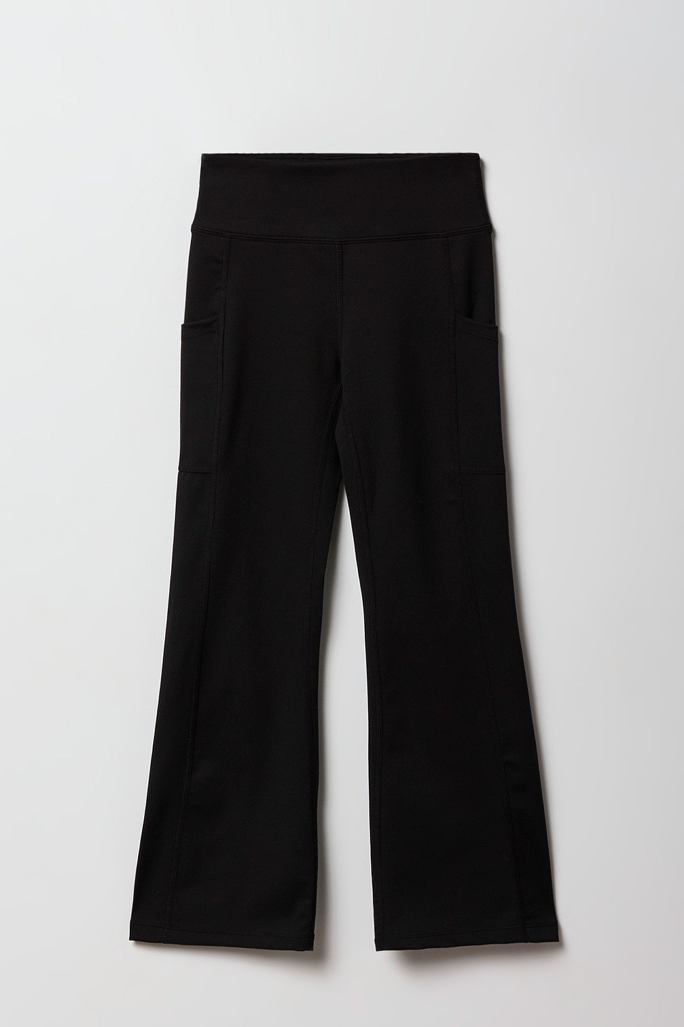 Girls Active High Density Flare Pant with Pockets
