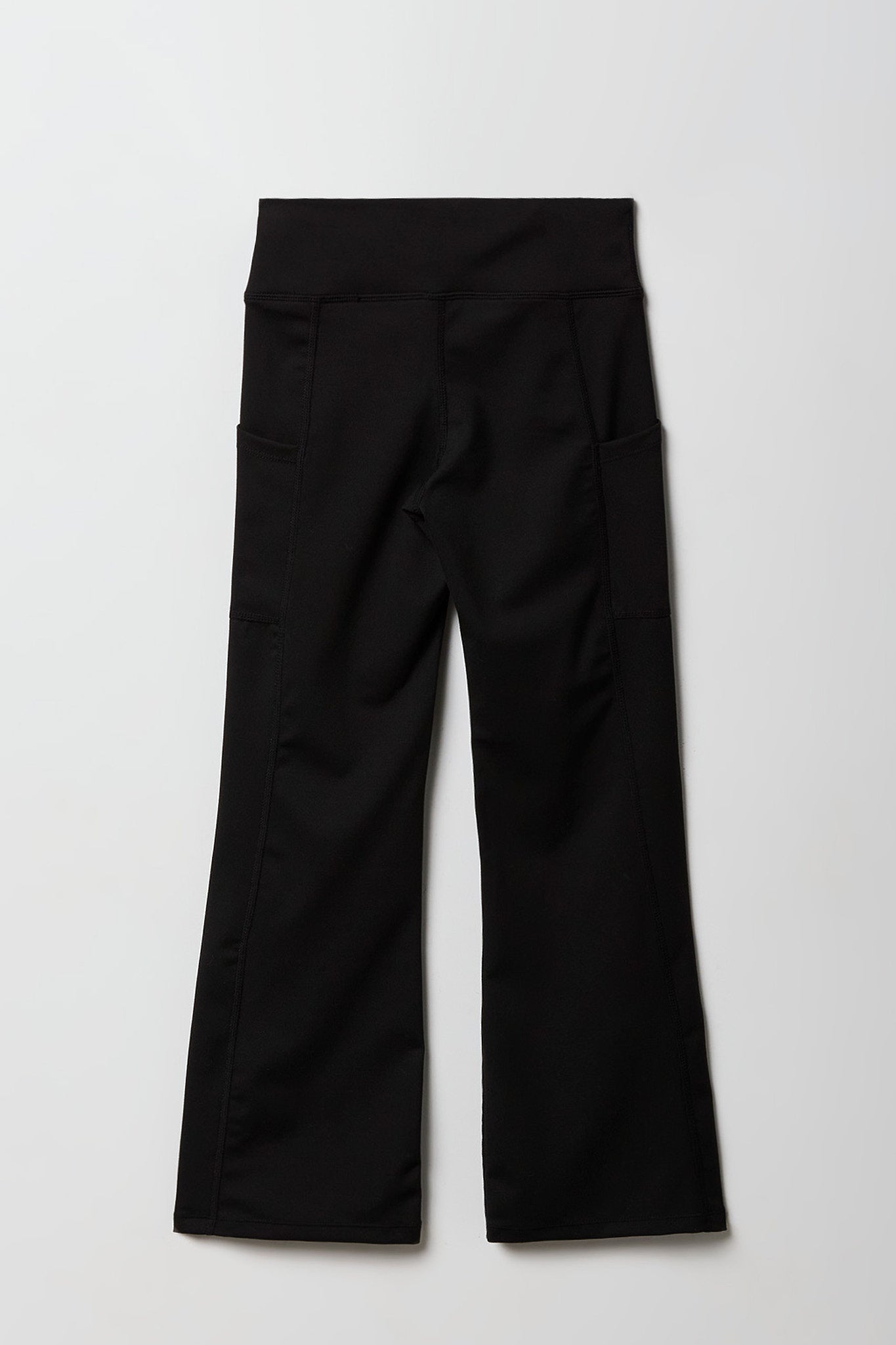 Girls Active High Density Flare Pant with Pockets