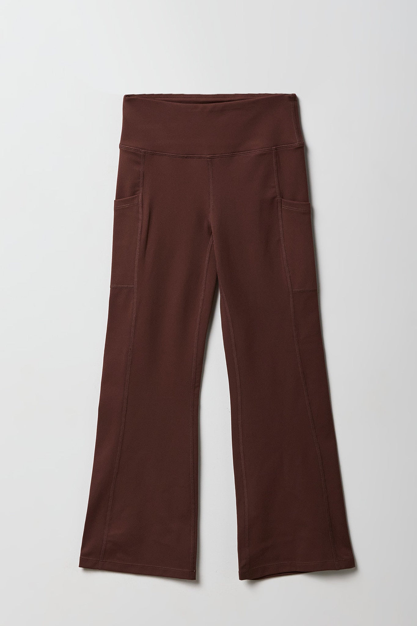 Girls Active High Density Flare Pant with Pockets