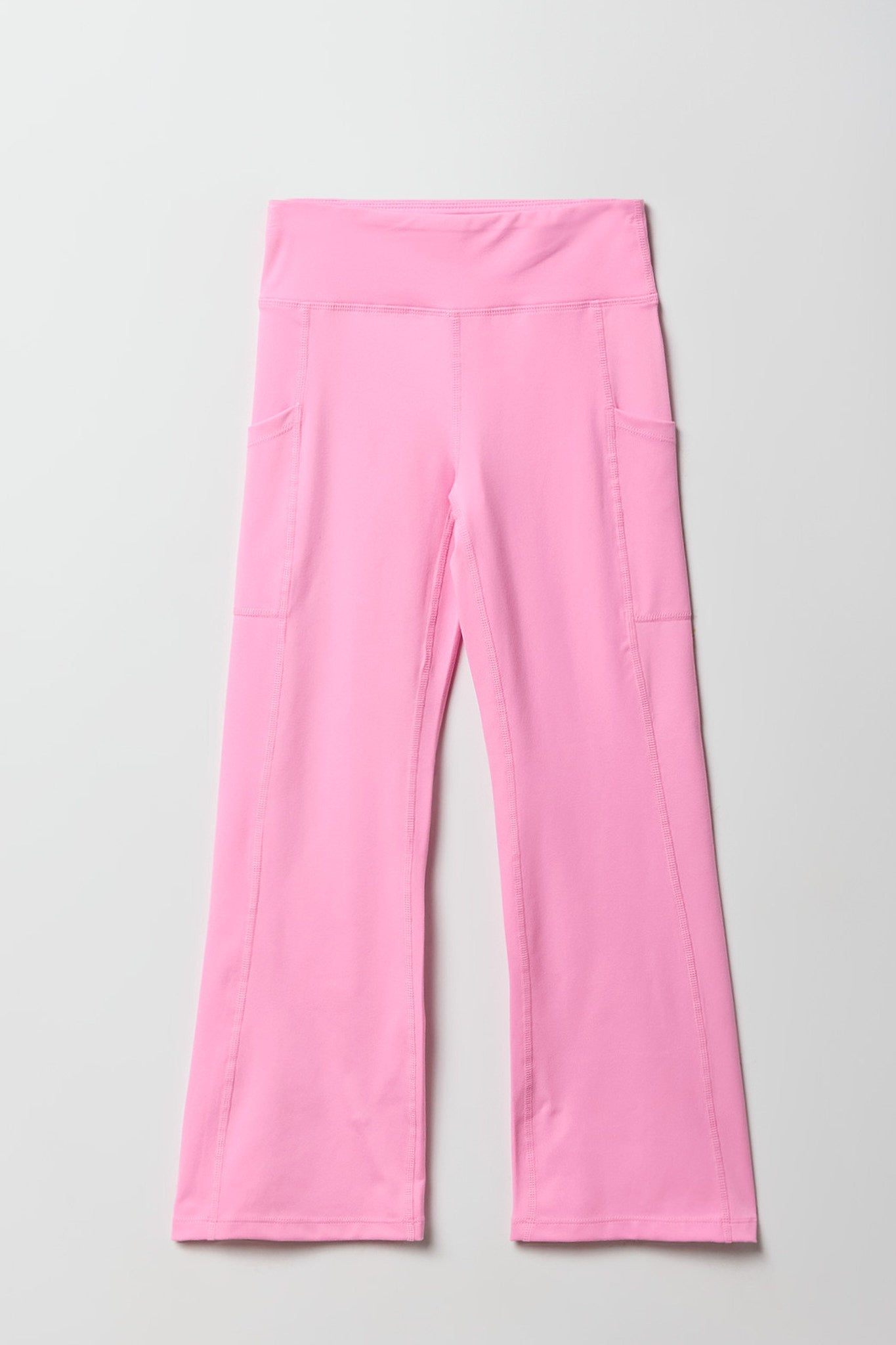 Girls Active High Density Flare Pant with Pockets