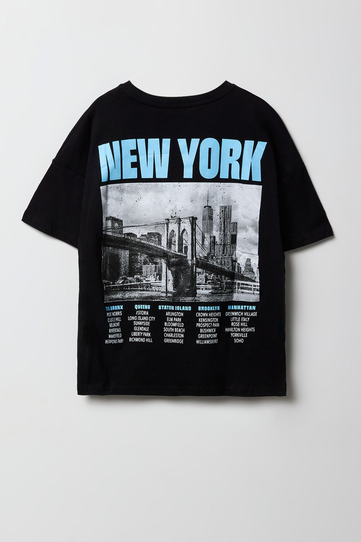 Kids Luxe Heavy Cotton Destination Graphic Oversized T-Shirt