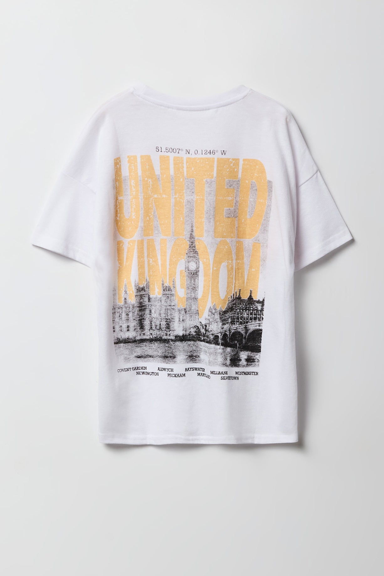 Kids Luxe Heavy Cotton Destination Graphic Oversized T-Shirt