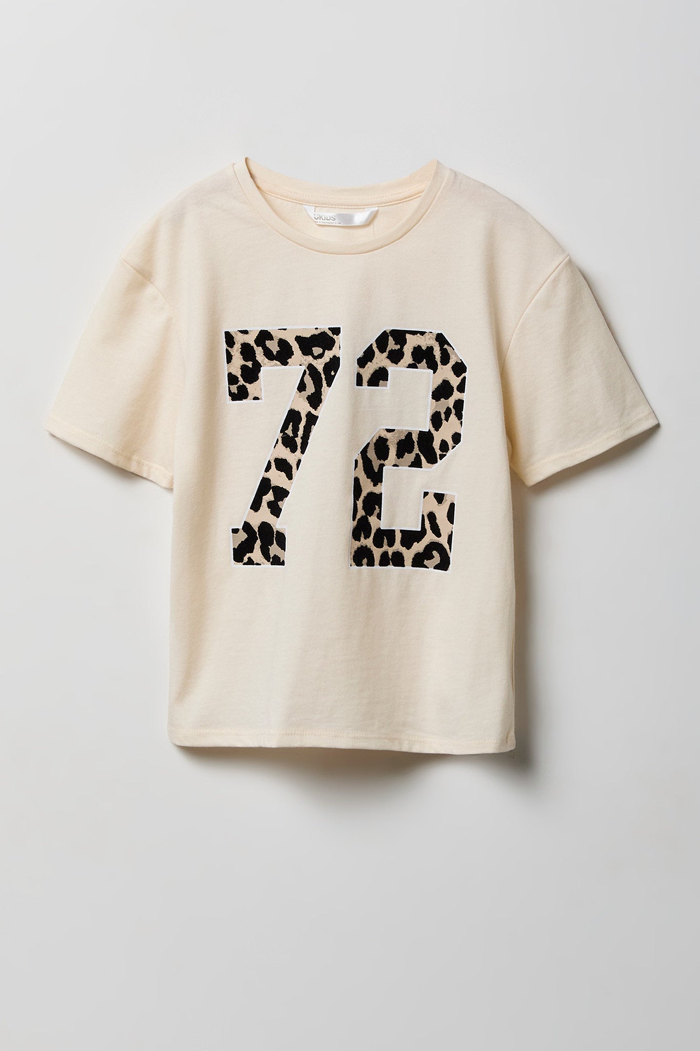 Girls Luxe Heavy Cotton Number Graphic T-Shirt