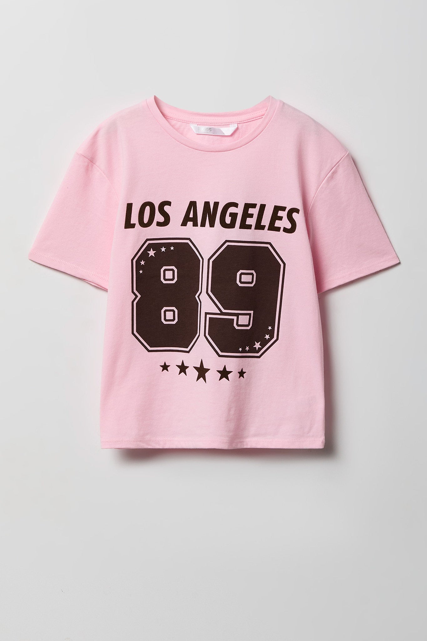 Girls Luxe Heavy Cotton Number Graphic T-Shirt