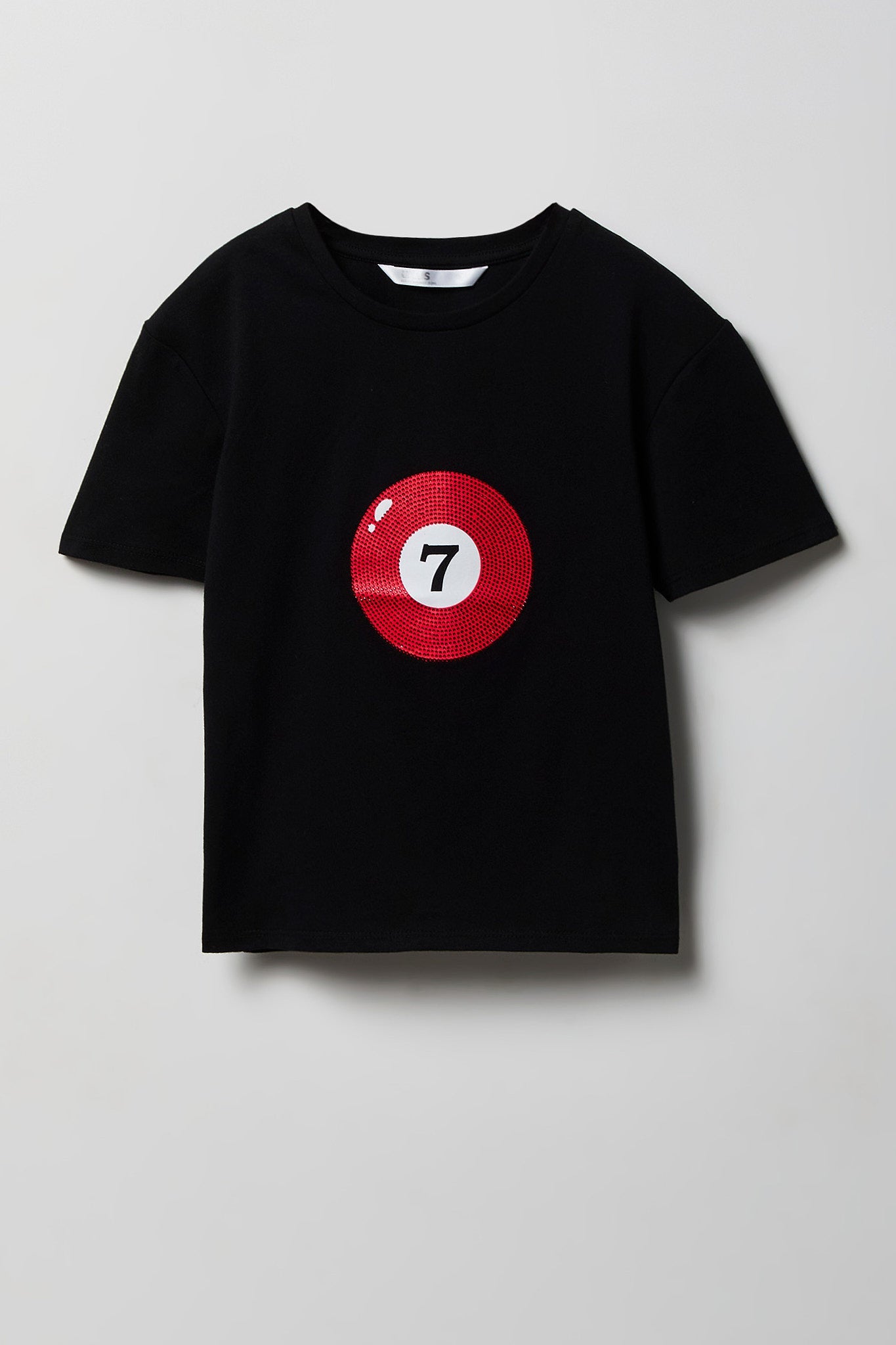 Girls Luxe Heavy Cotton Ball Graphic T-Shirt