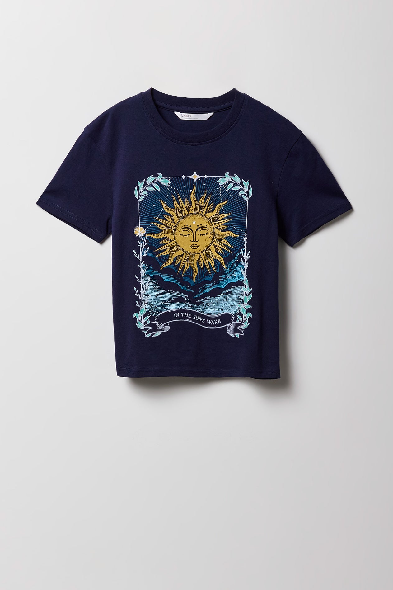 Girls Luxe Heavy Cotton Mystic Puff Print T-Shirt