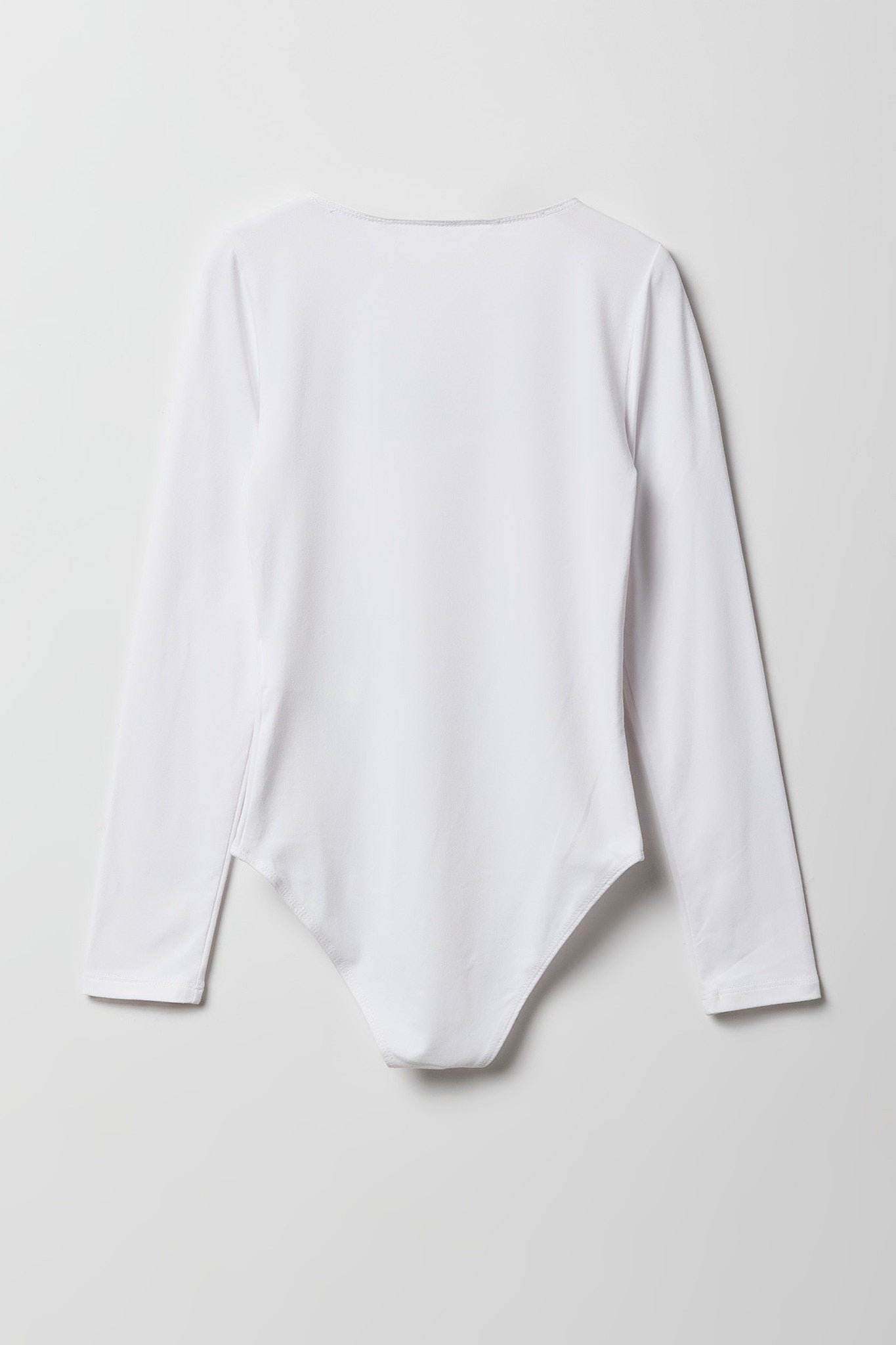 Girls Square Neck Long Sleeve Bodysuit