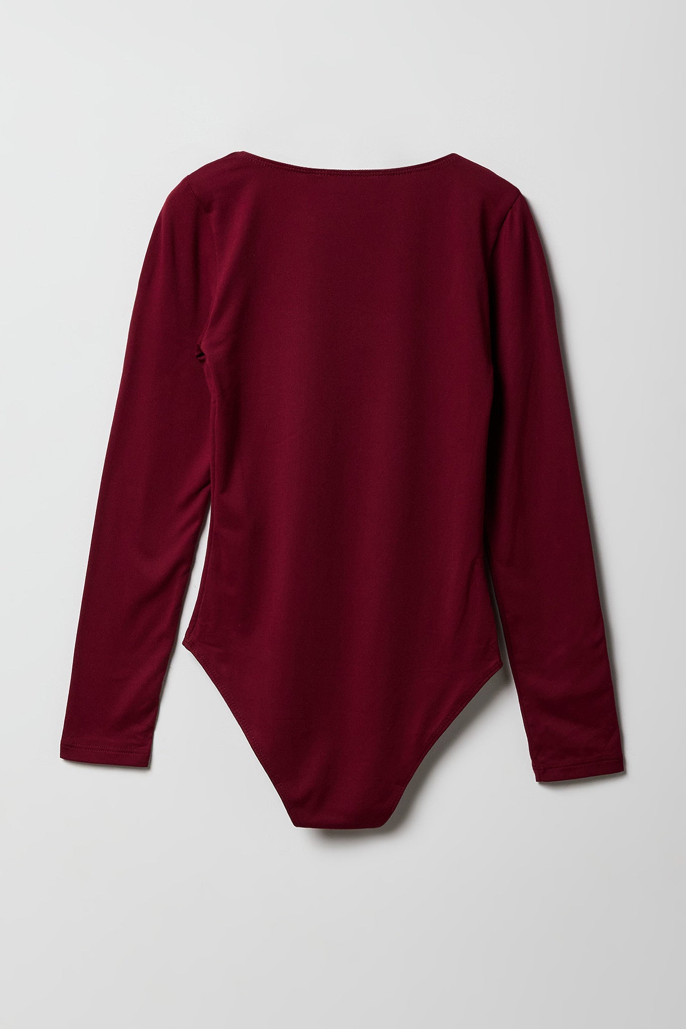 Girls Square Neck Long Sleeve Bodysuit