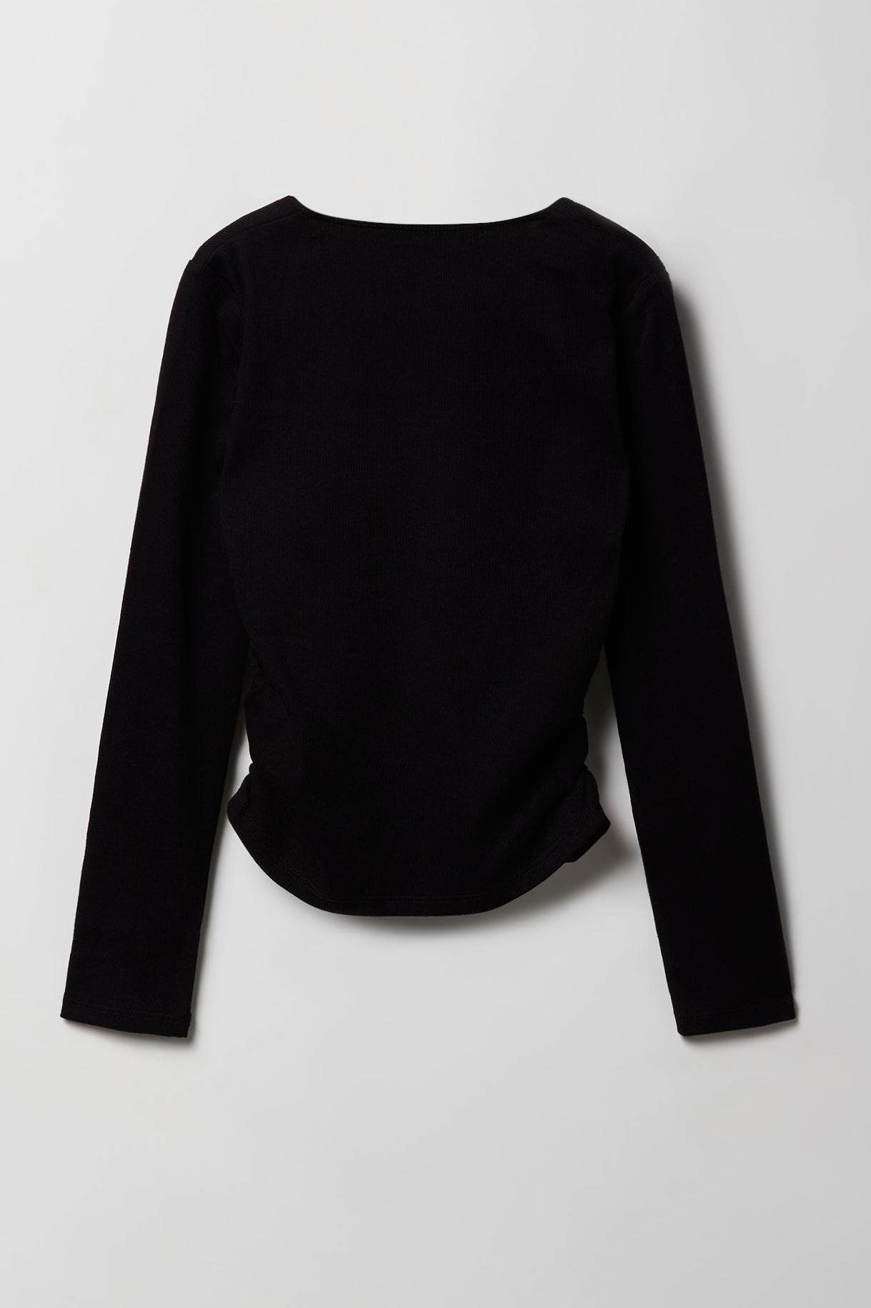 Girls Square Neck Long Sleeve Top